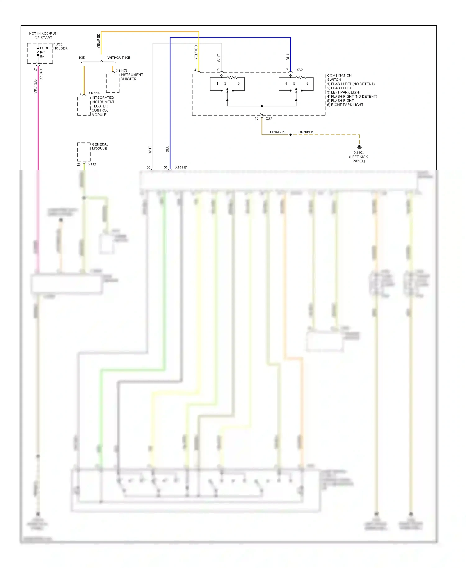 Wiring diagram without ike for BMW X5 E53 (1999-2003) (2 of 3)