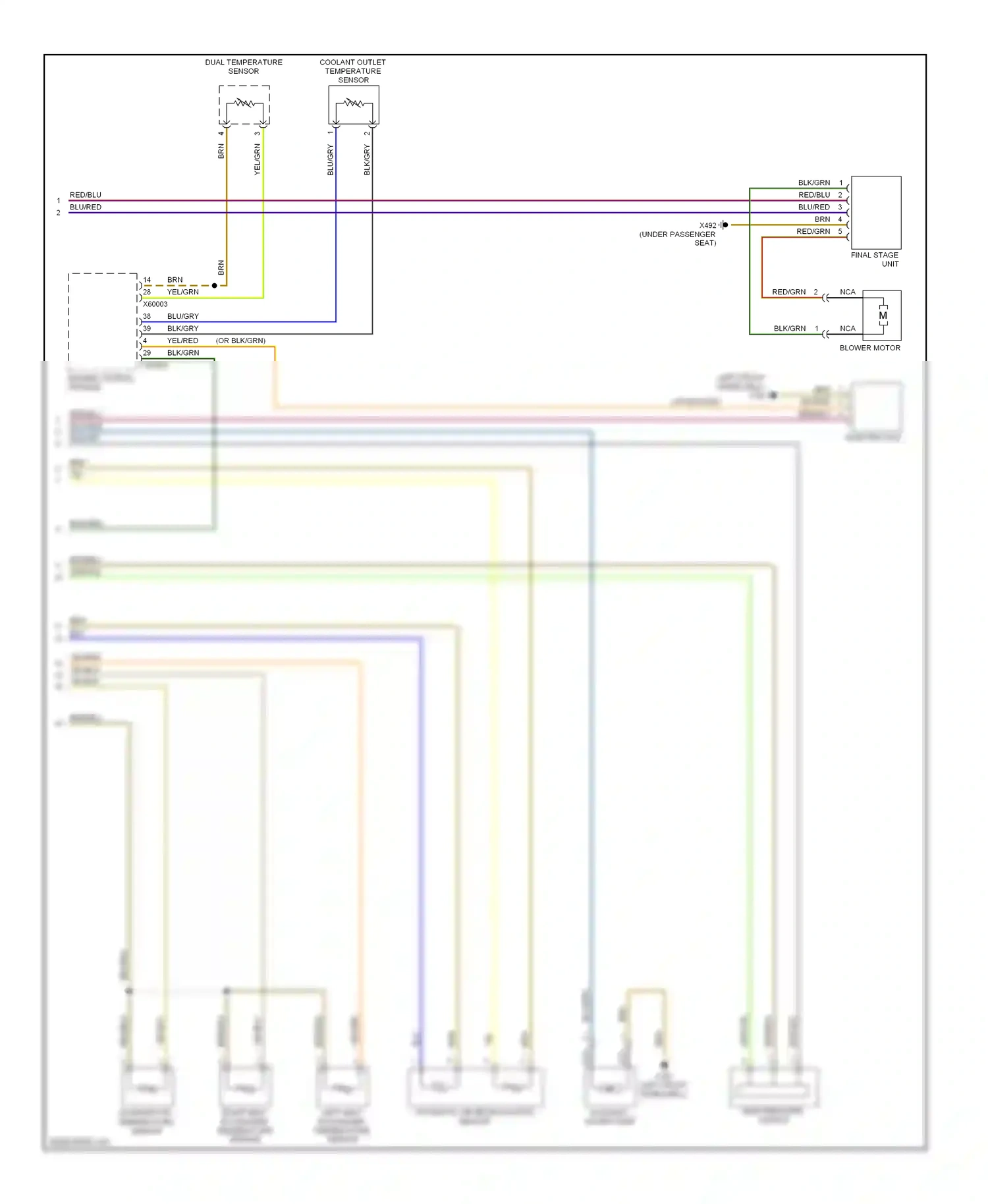 Wiring diagram yel/blu for BMW X5 E53 (1999-2003) (5 of 17)