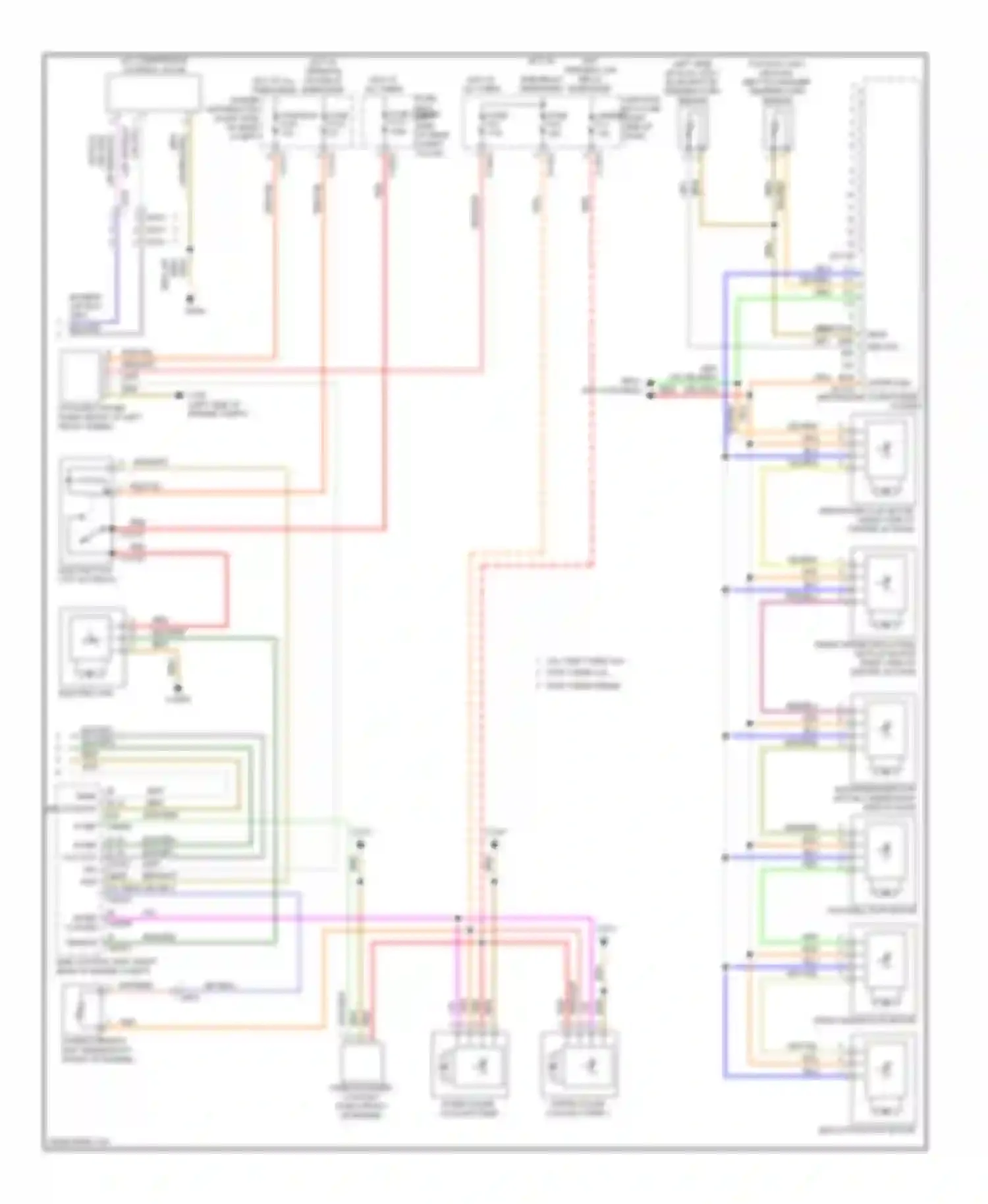 X5 BMW E70 facelift (2010-2013): Automatic a/c circuit, basic (2 of 2)