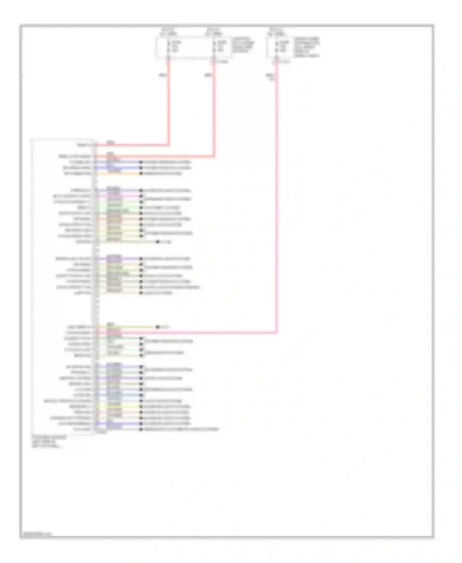 X5 BMW E70 facelift (2010-2013): Body control modules circuit (2 of 2)