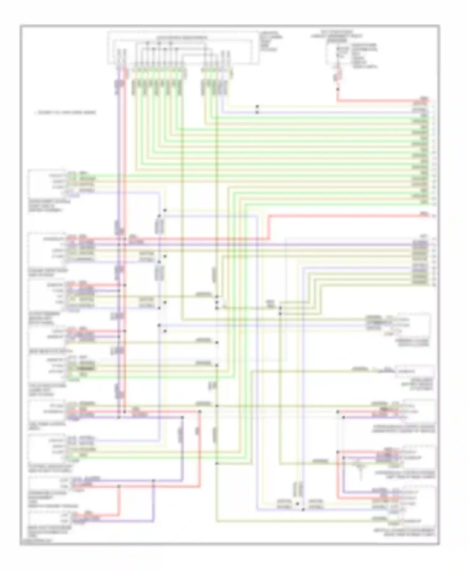 X5 BMW E70 facelift (2010-2013): Computer data lines circuit (1 of 3)