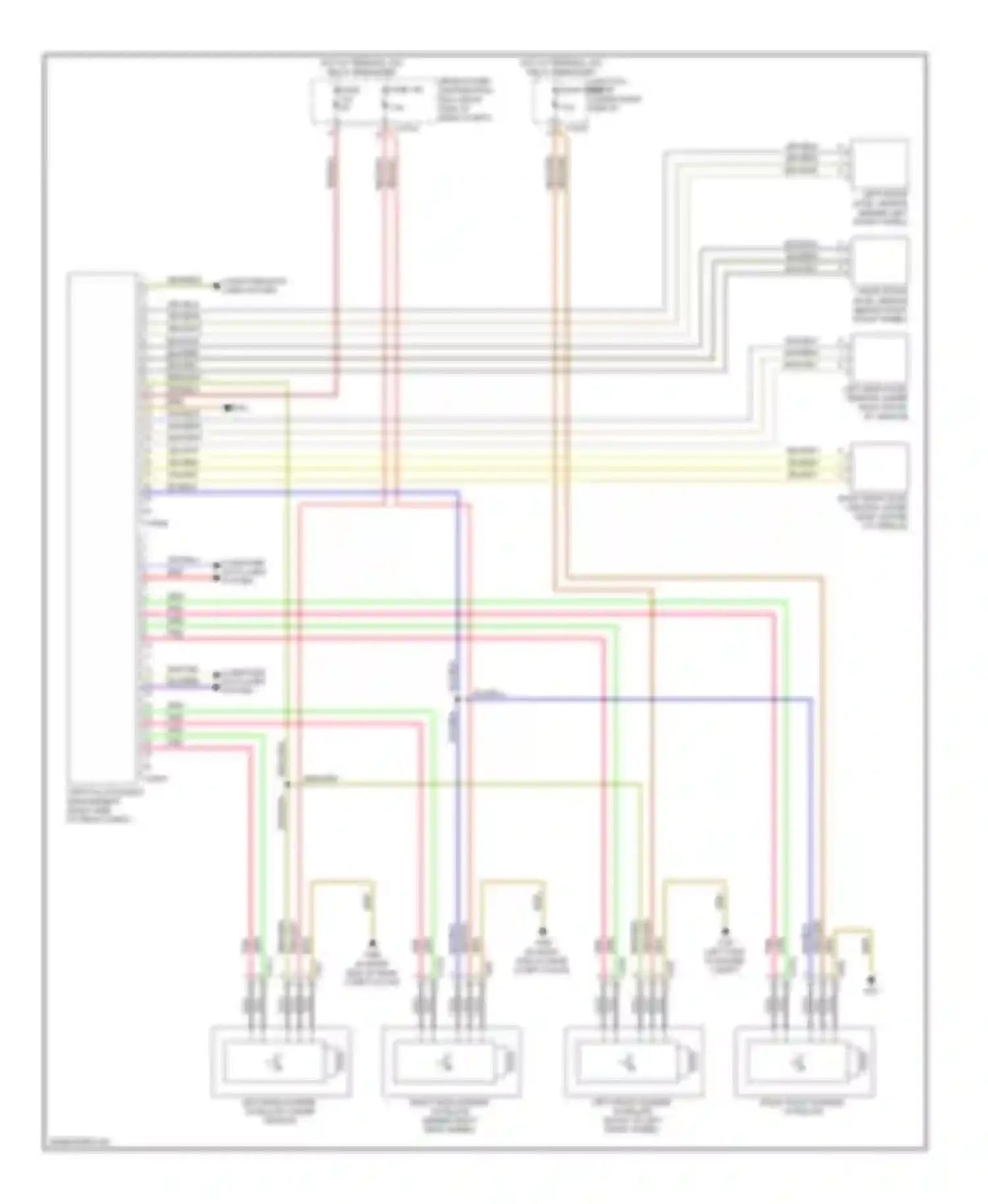 X5 BMW E70 facelift (2010-2013): Electronic damper control circuit
