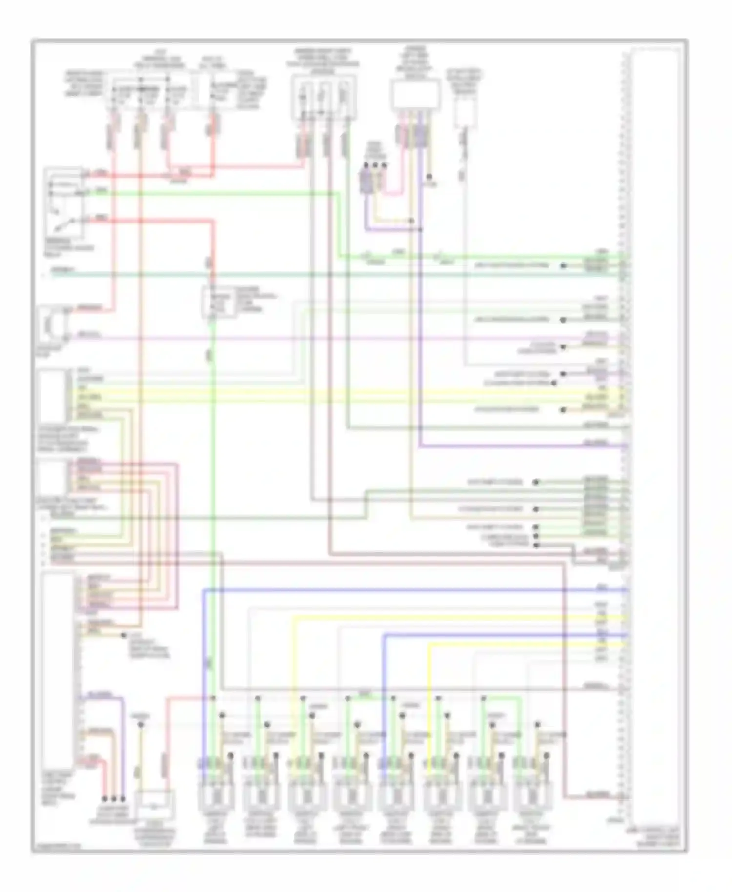 X5 BMW E70 facelift (2010-2013): Wiring diagram engine performance 4.4l twin turbo (5 of 5)