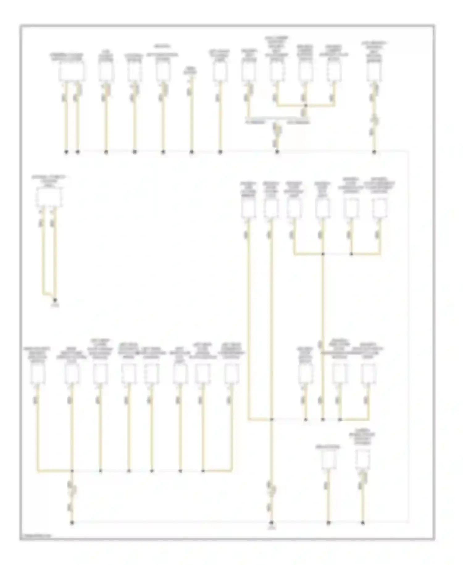 X5 BMW E70 facelift (2010-2013): Ground distribution circuit (2 of 6)
