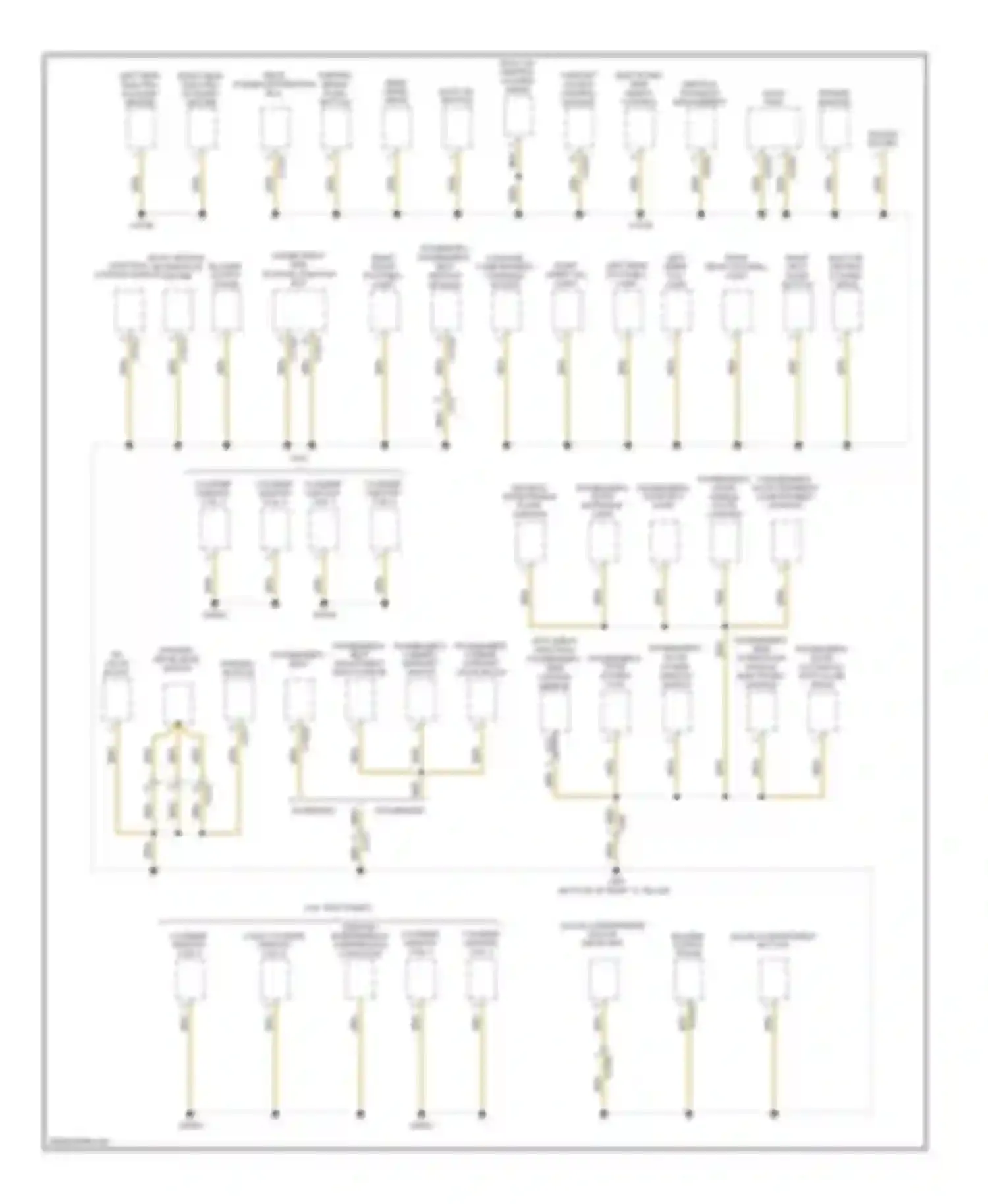 X5 BMW E70 facelift (2010-2013): Ground distribution circuit (4 of 6)