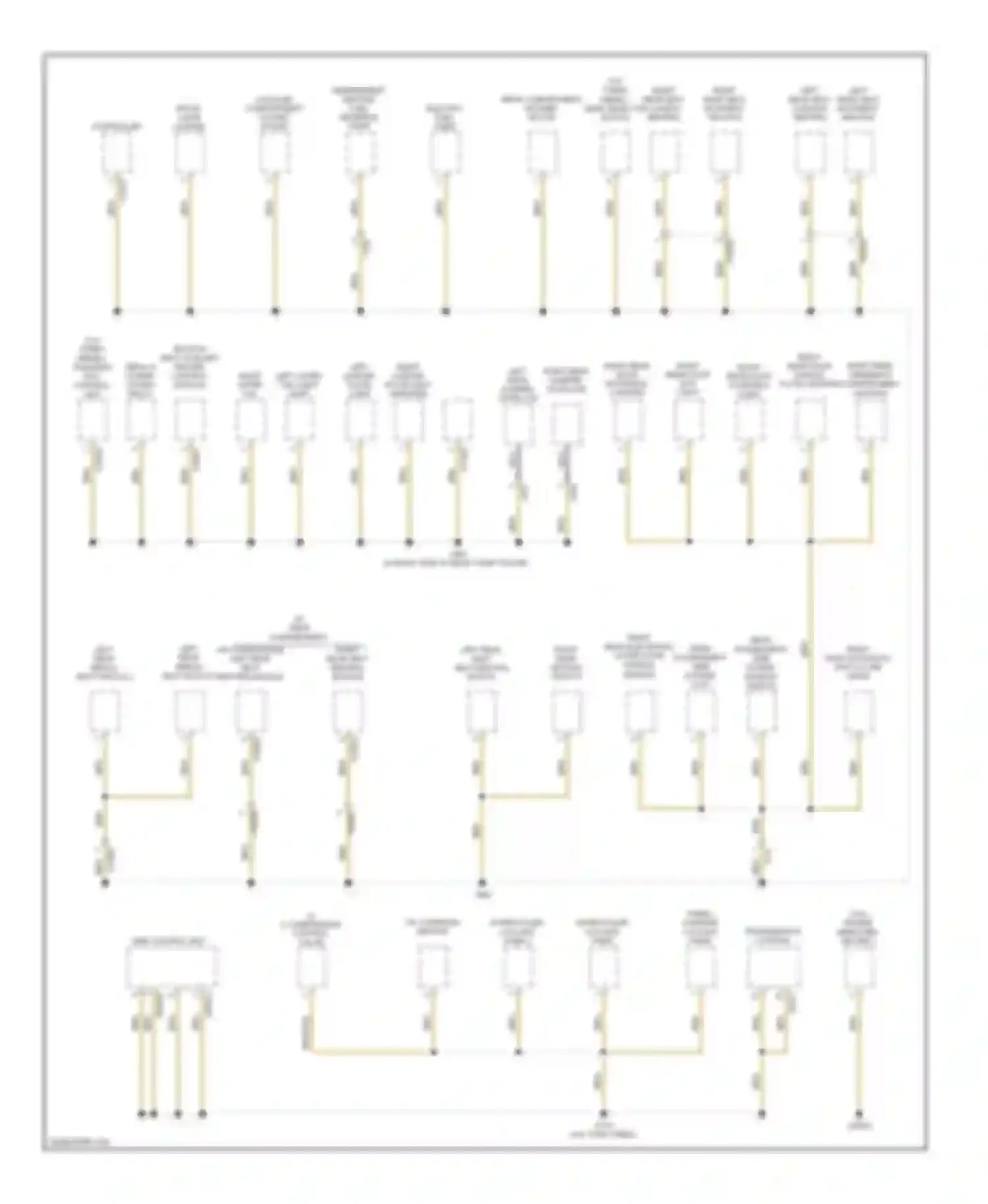 X5 BMW E70 facelift (2010-2013): Ground distribution circuit (5 of 6)