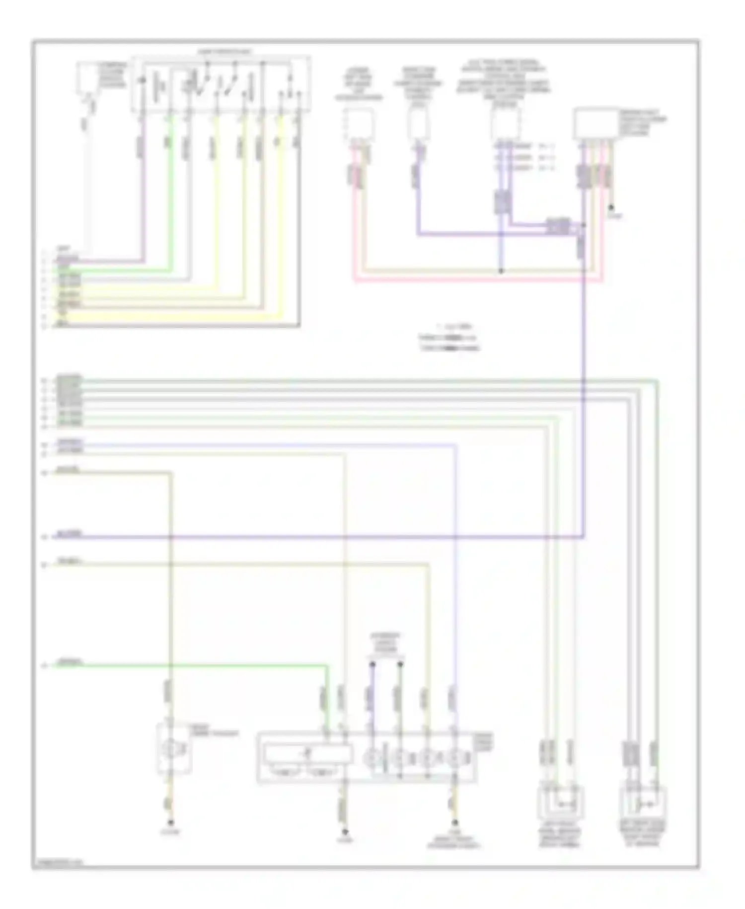 X5 BMW E70 facelift (2010-2013): Adaptive front lighting circuit (2 of 2)