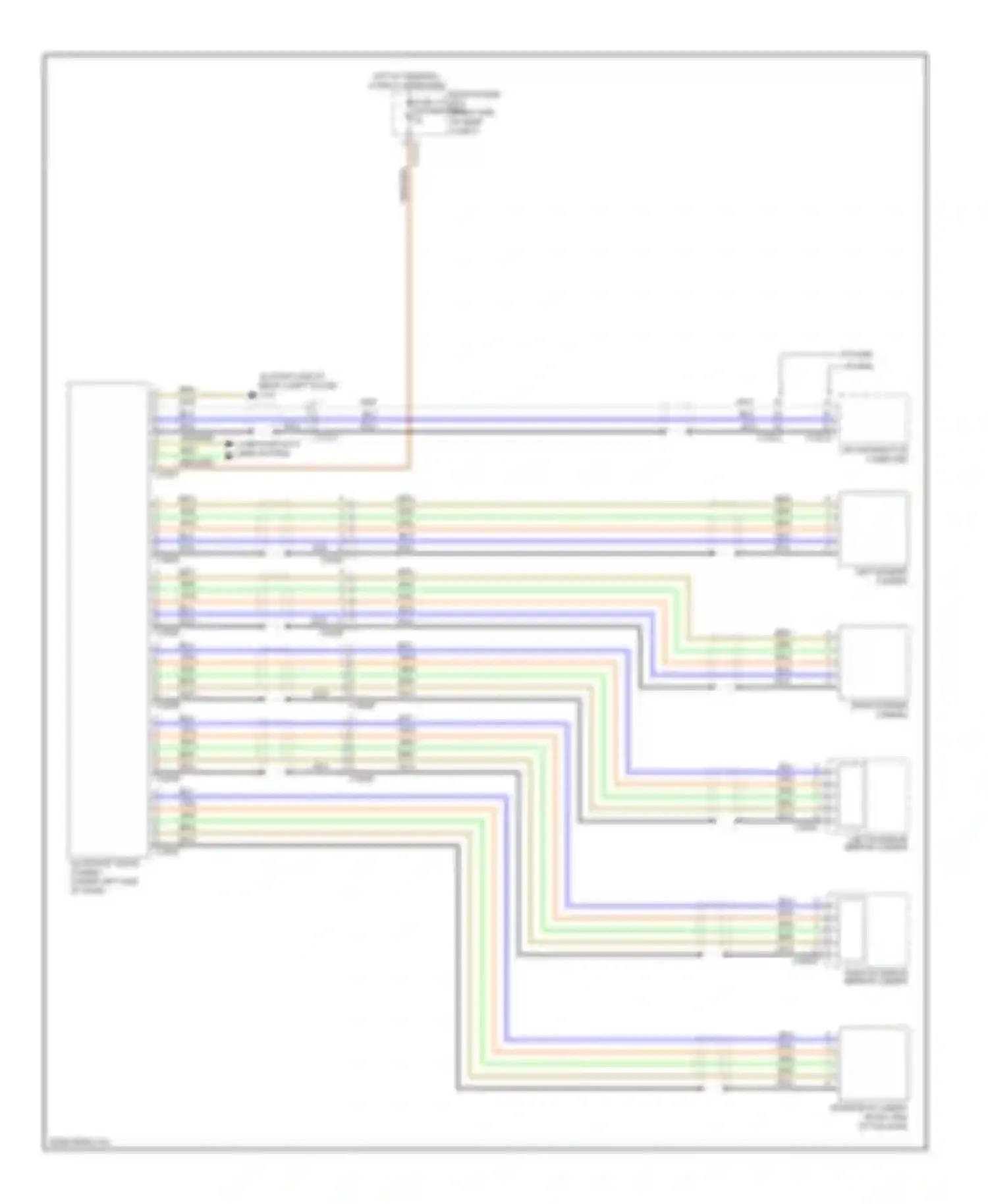 X5 BMW E70 facelift (2010-2013): All around vision camera circuit
