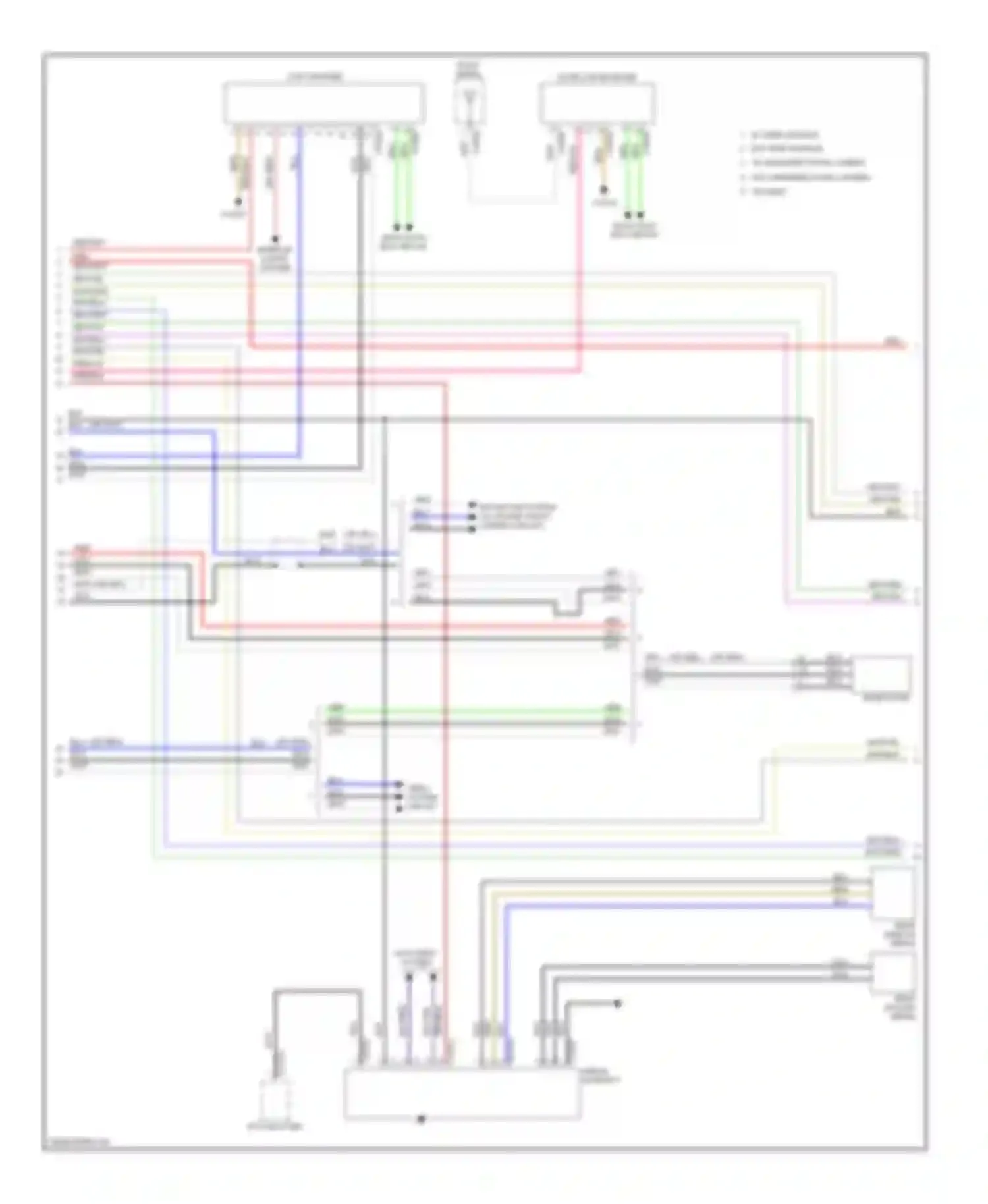 X5 BMW E70 facelift (2010-2013): Navigation circuit, with cic & hifi radio (2 of 3)