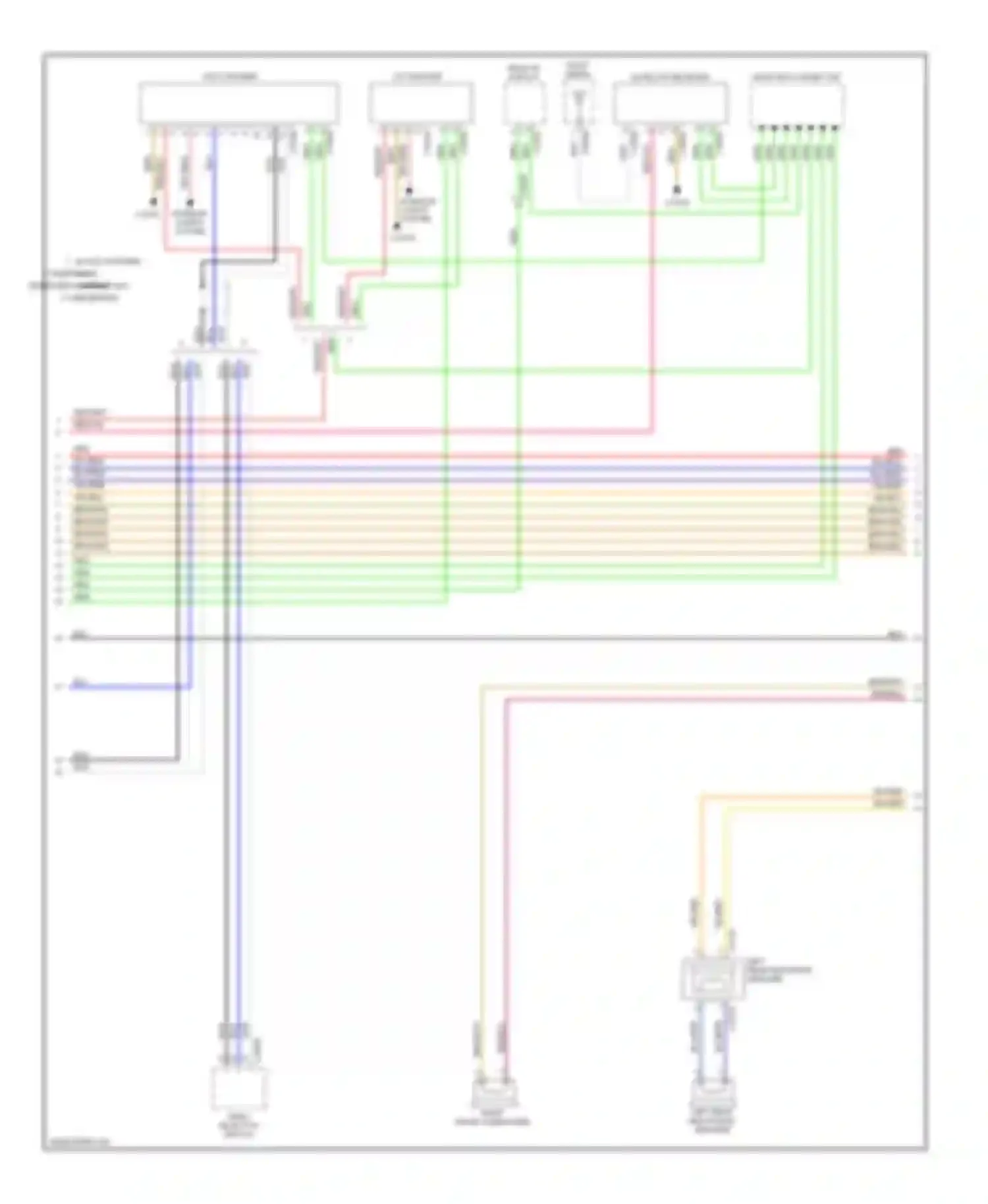 X5 BMW E70 facelift (2010-2013): Navigation circuit, without cic & with hifi radio (2 of 3)