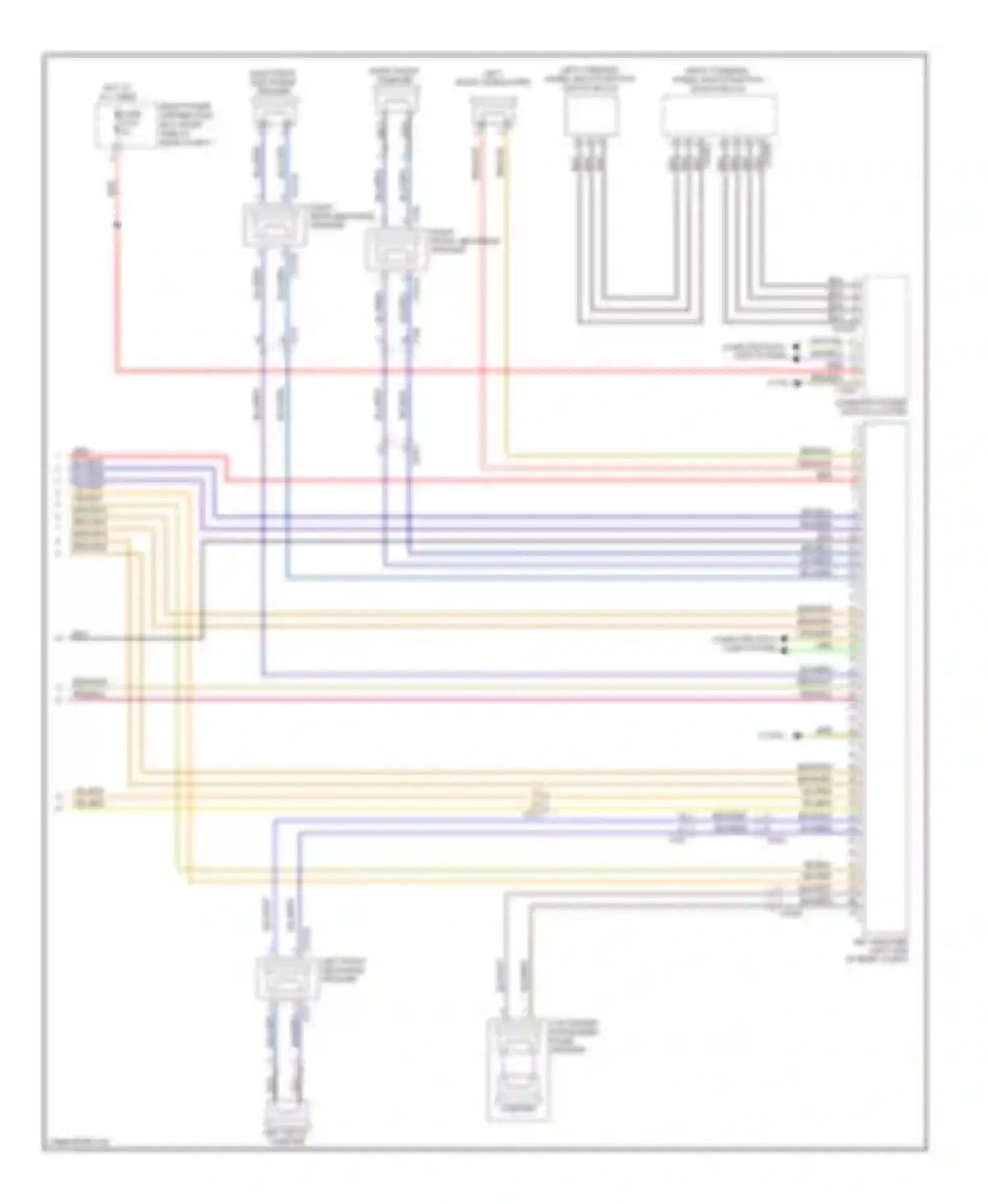 X5 BMW E70 facelift (2010-2013): Navigation circuit, without cic & with hifi radio (3 of 3)