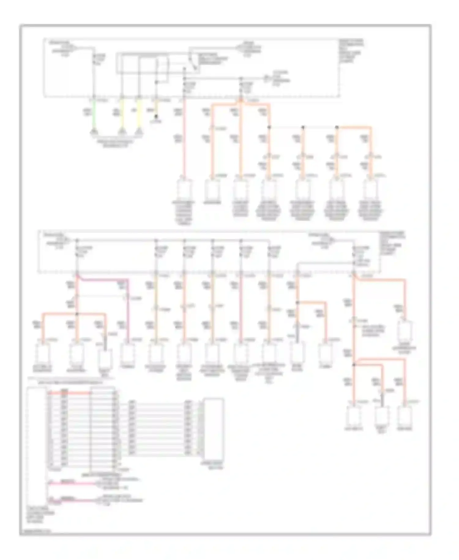 X5 BMW E70 facelift (2010-2013): Power distribution circuit (5 of 5)