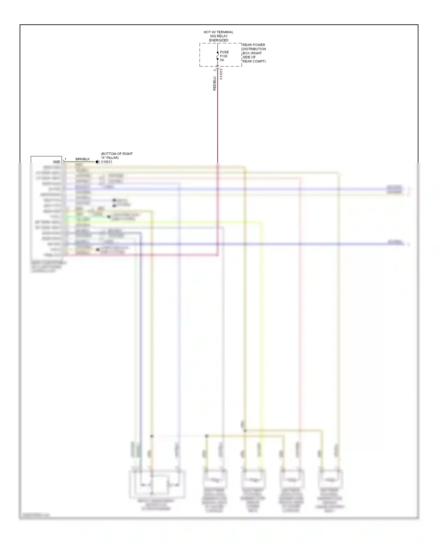 Wiring diagram blk/blu for BMW X5 E70 facelift (2010-2013) (10 of 42)
