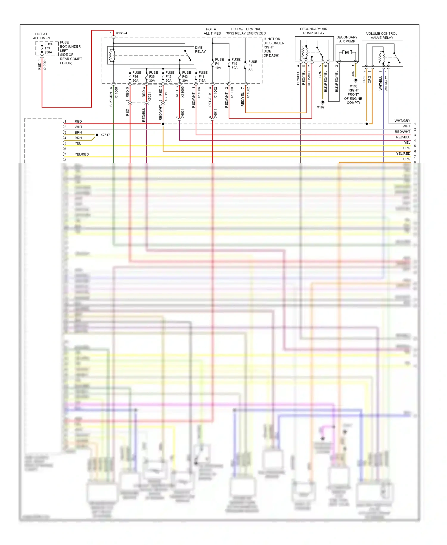 BMW X5 E70 facelift (2010-2013) blk/red wiring diagram  (18 of 24)