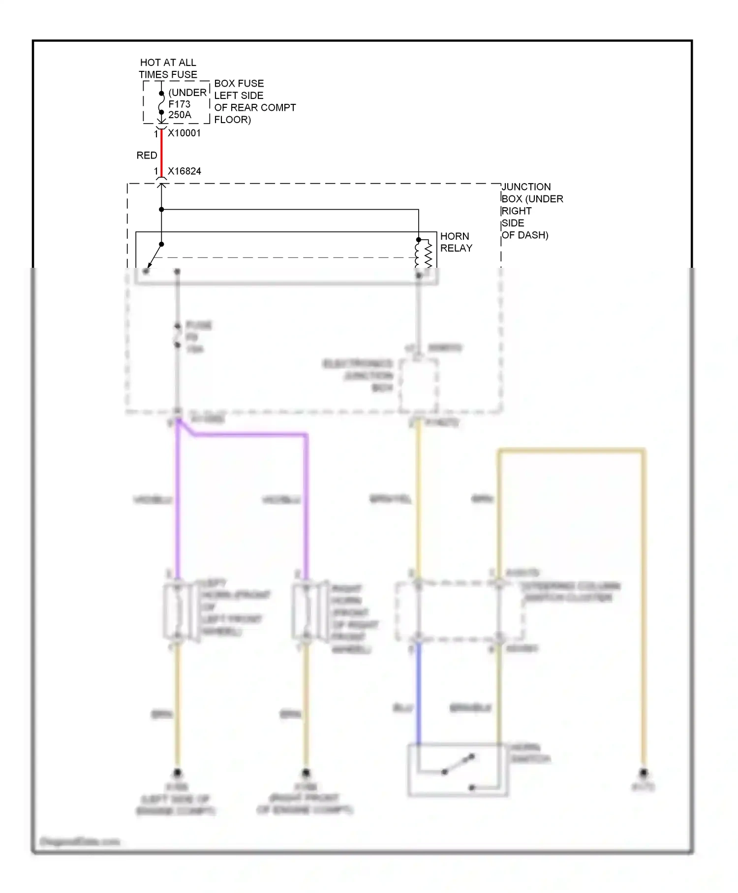 Wiring diagram blu for BMW X5 E70 facelift (2010-2013) (36 of 92)
