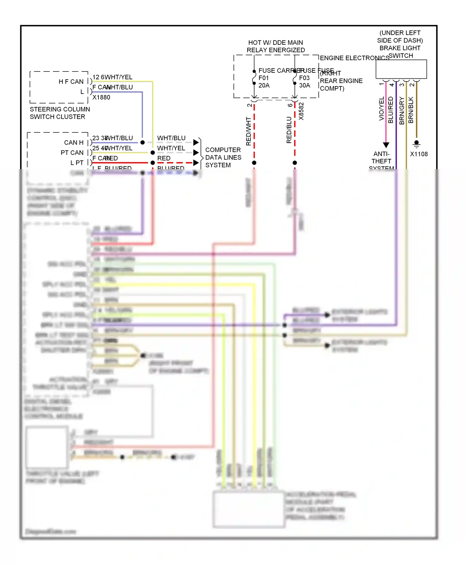 Wiring diagram brn for BMW X5 E70 facelift (2010-2013) (22 of 148)
