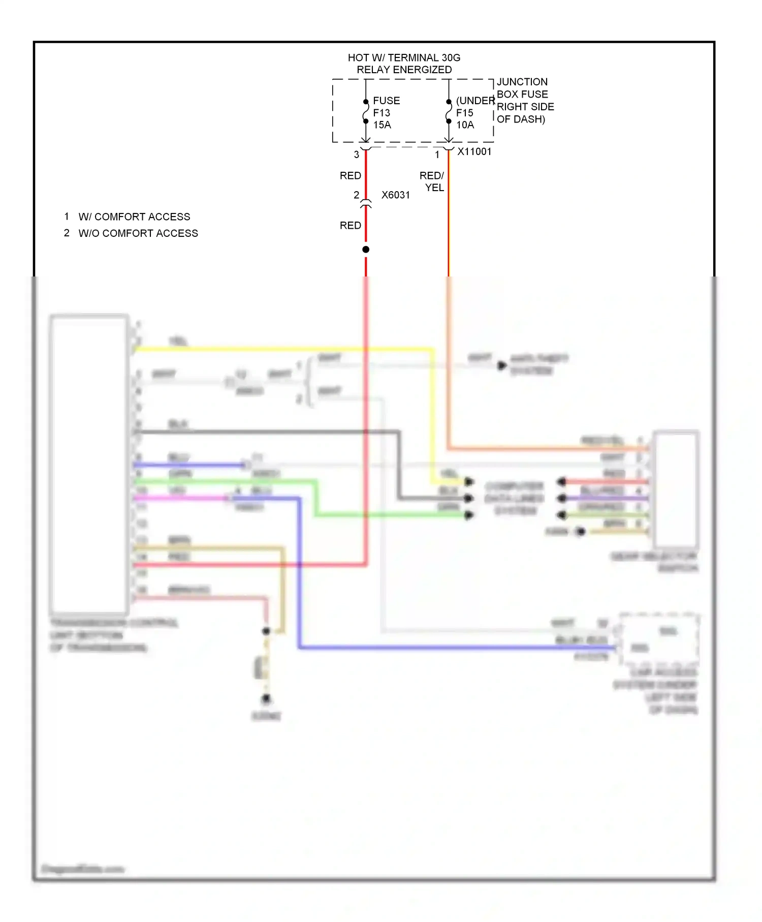 Wiring diagram brn for BMW X5 E70 facelift (2010-2013) (133 of 148)