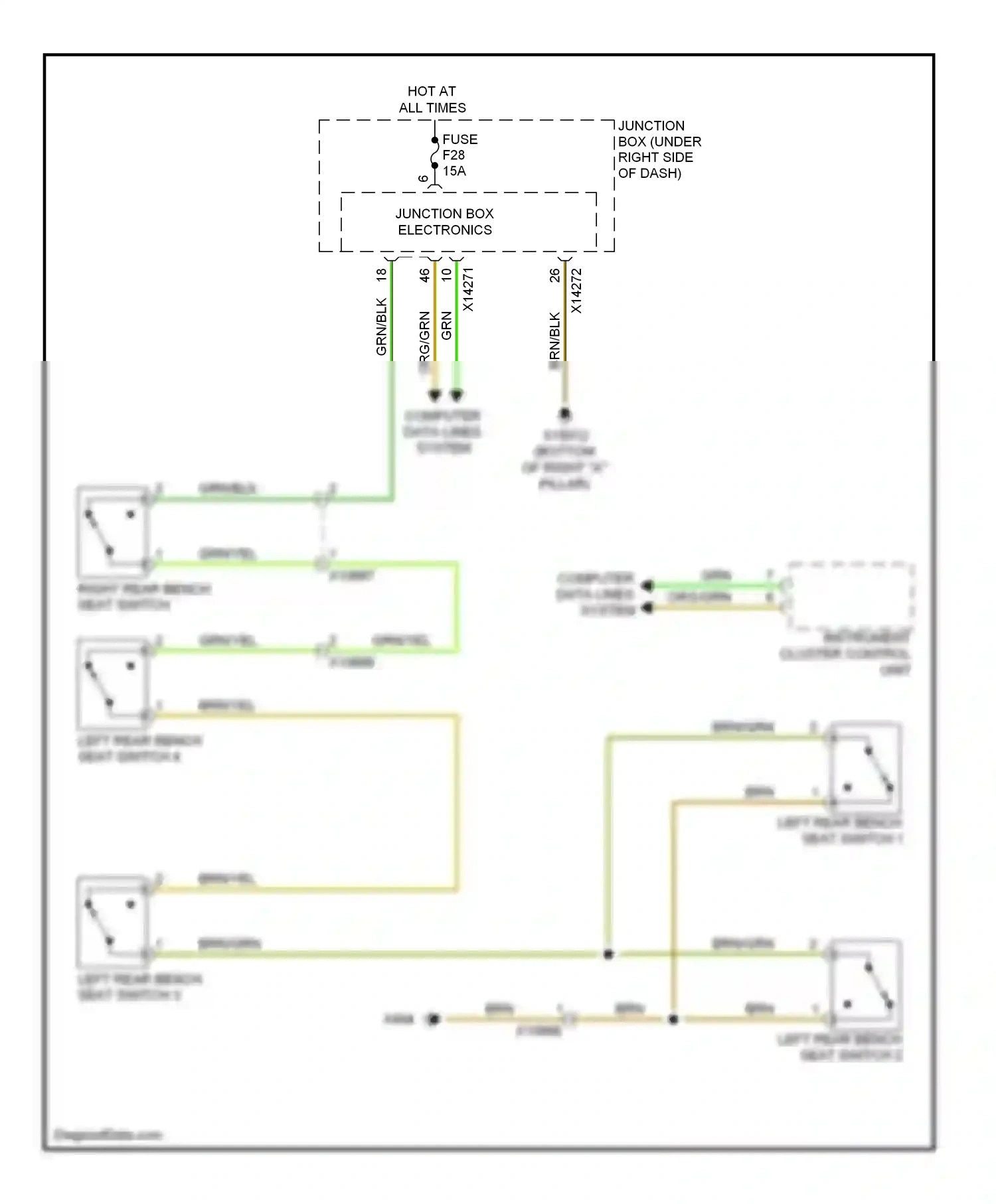 Wiring diagram brn for BMW X5 E70 facelift (2010-2013) (120 of 148)