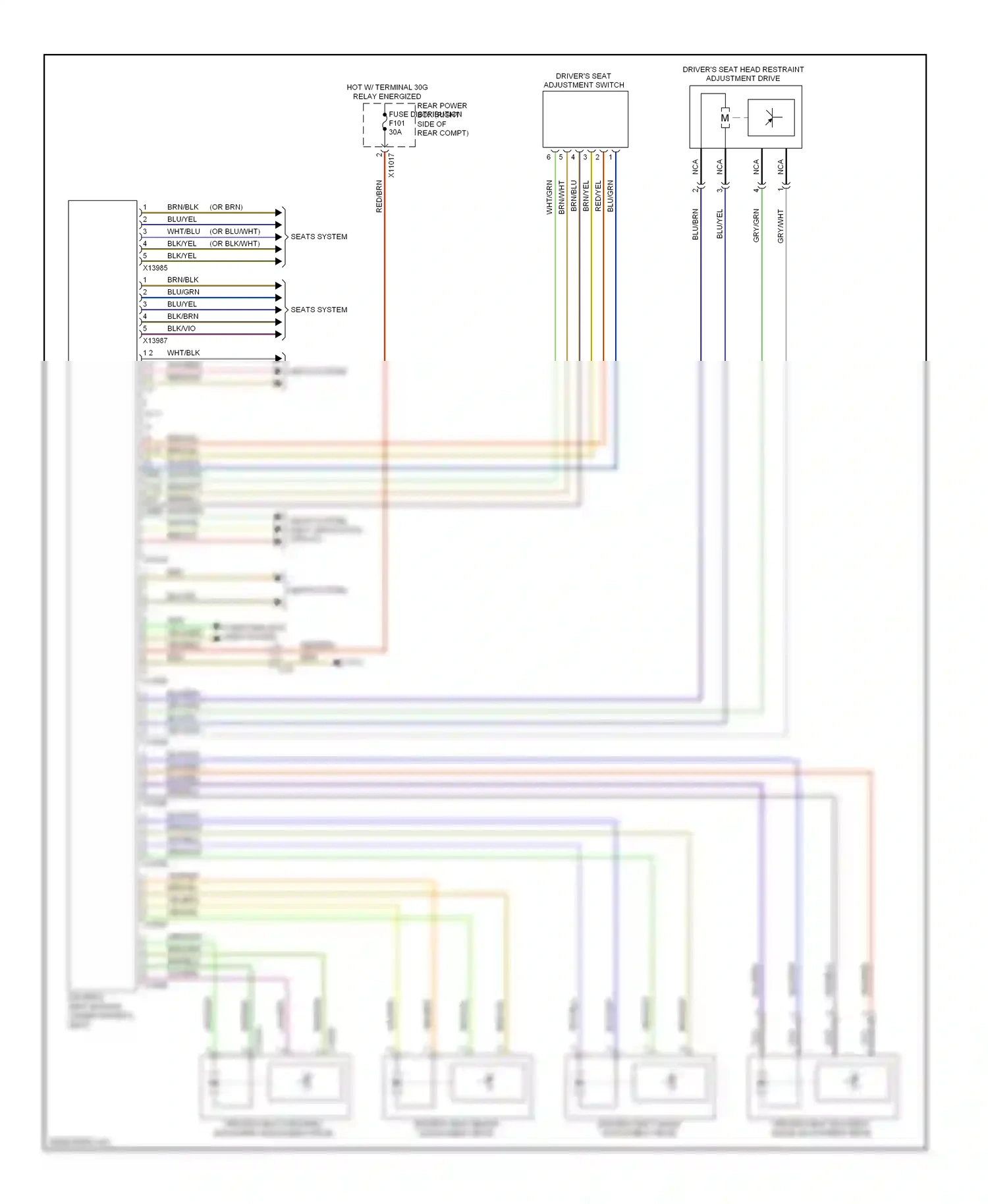 Wiring diagram brn/red for BMW X5 E70 facelift (2010-2013) (4 of 7)