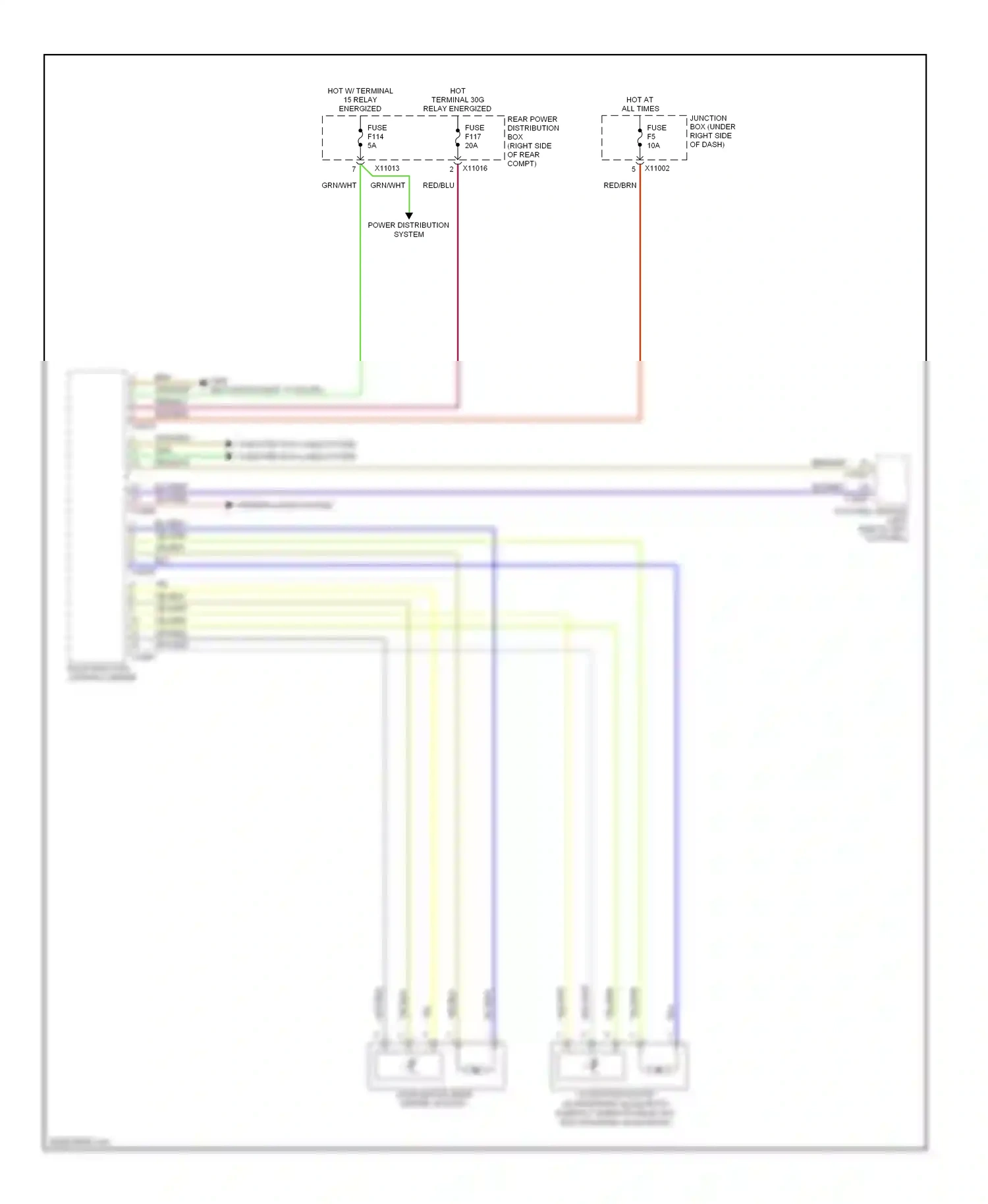 Wiring diagram computer data lines system computer data lines system for BMW X5 E70 facelift (2010-2013) (3 of 3)