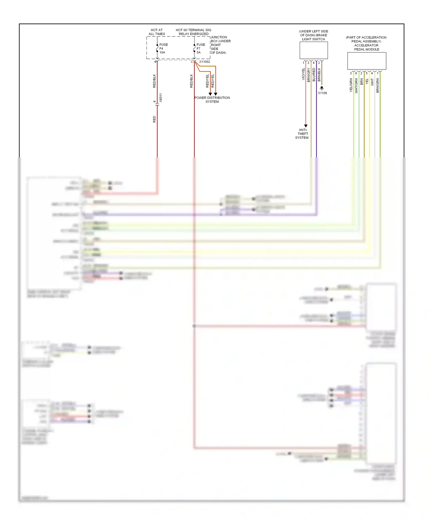 Wiring diagram grn/red for BMW X5 E70 facelift (2010-2013) (1 of 35)