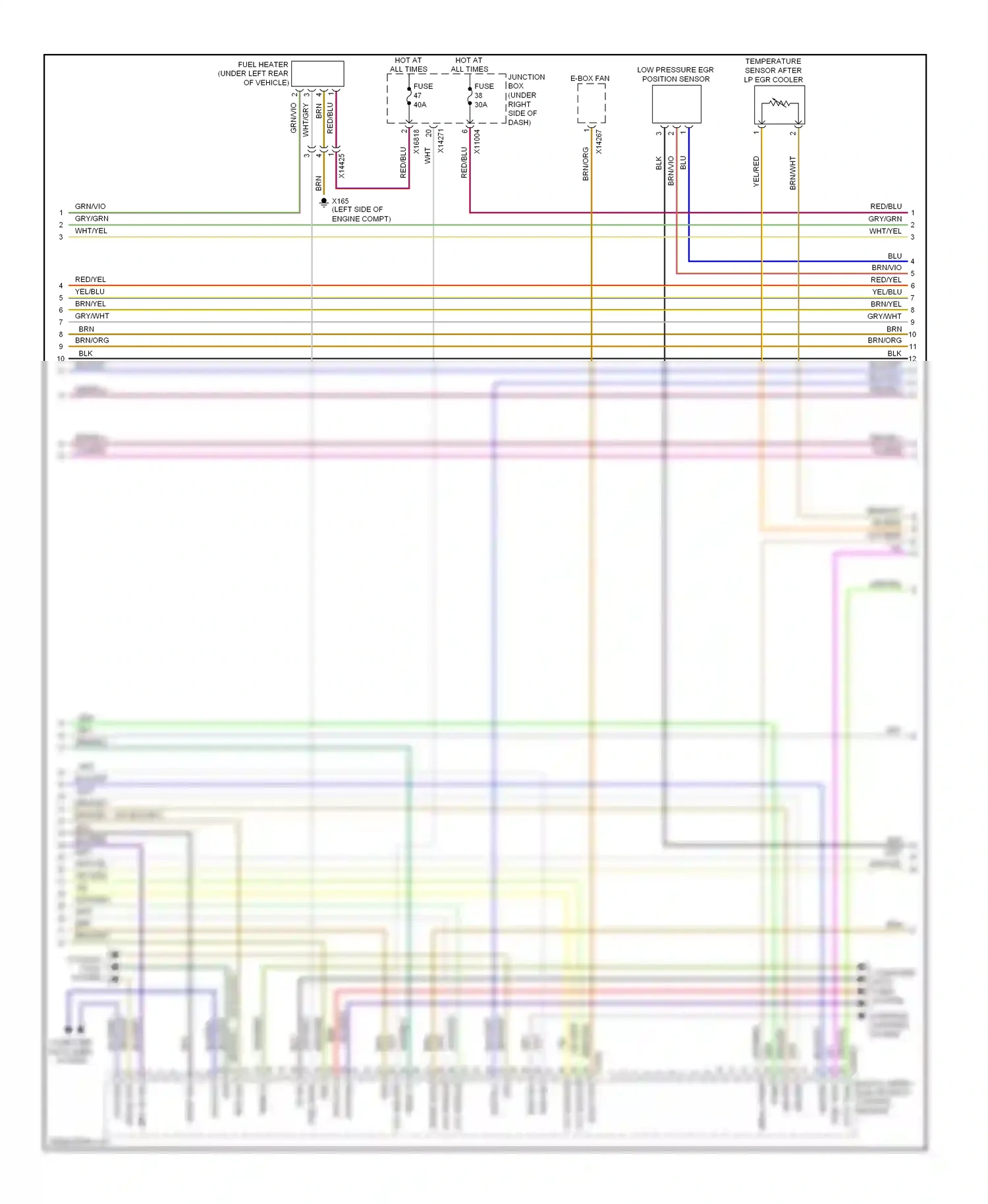 Wiring diagram grn/vio for BMW X5 E70 facelift (2010-2013) (8 of 9)