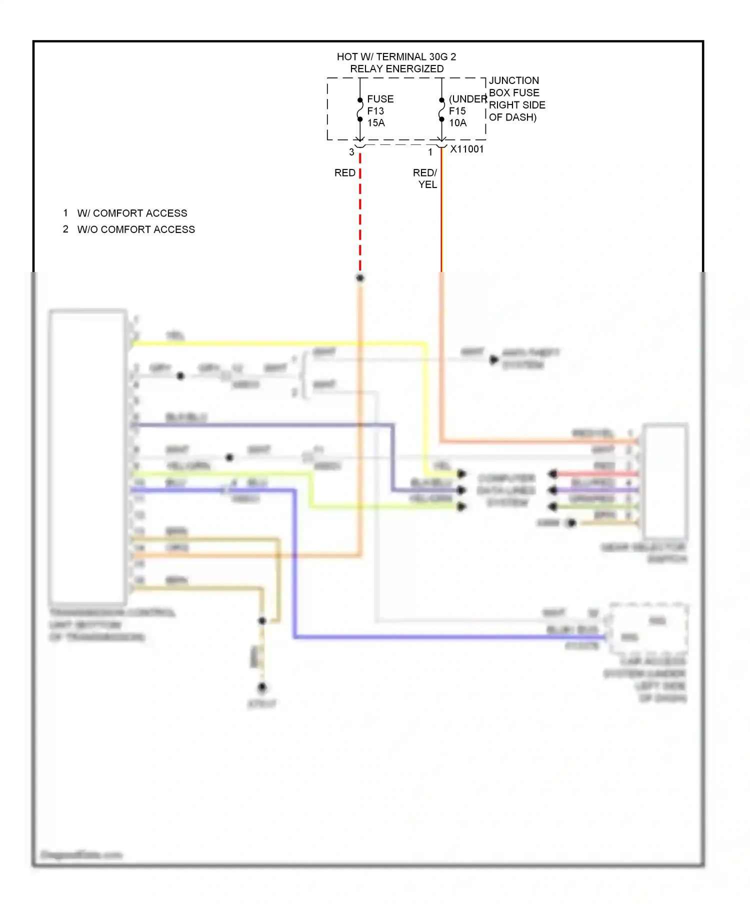 Wiring diagram gry for BMW X5 E70 facelift (2010-2013) (42 of 48)