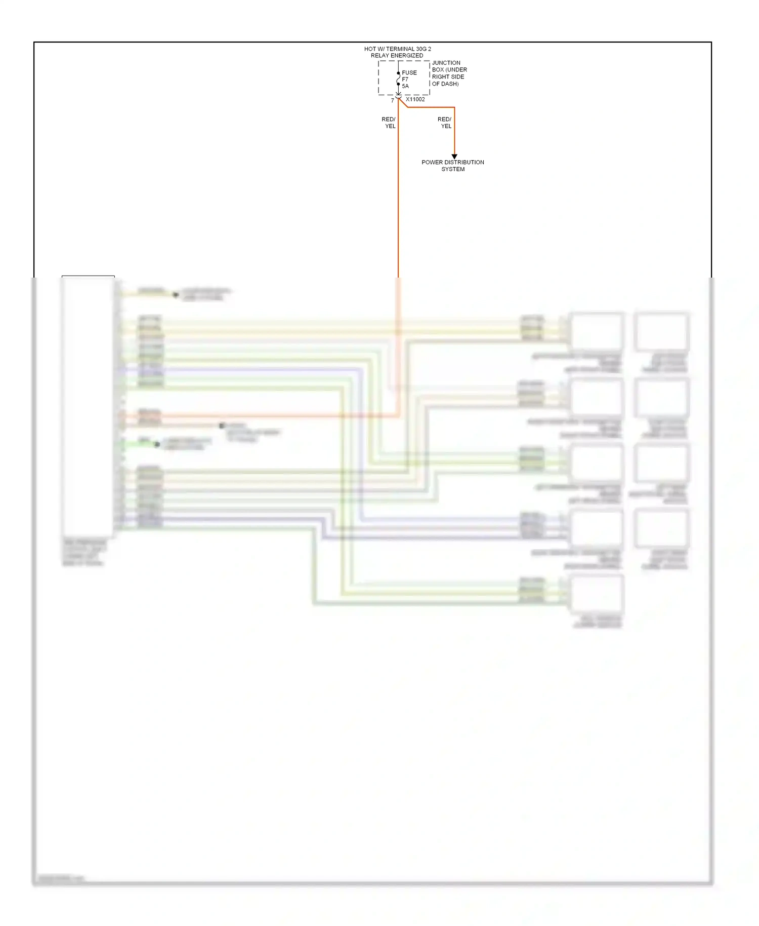 Wiring diagram gry/blu for BMW X5 E70 facelift (2010-2013) (7 of 8)
