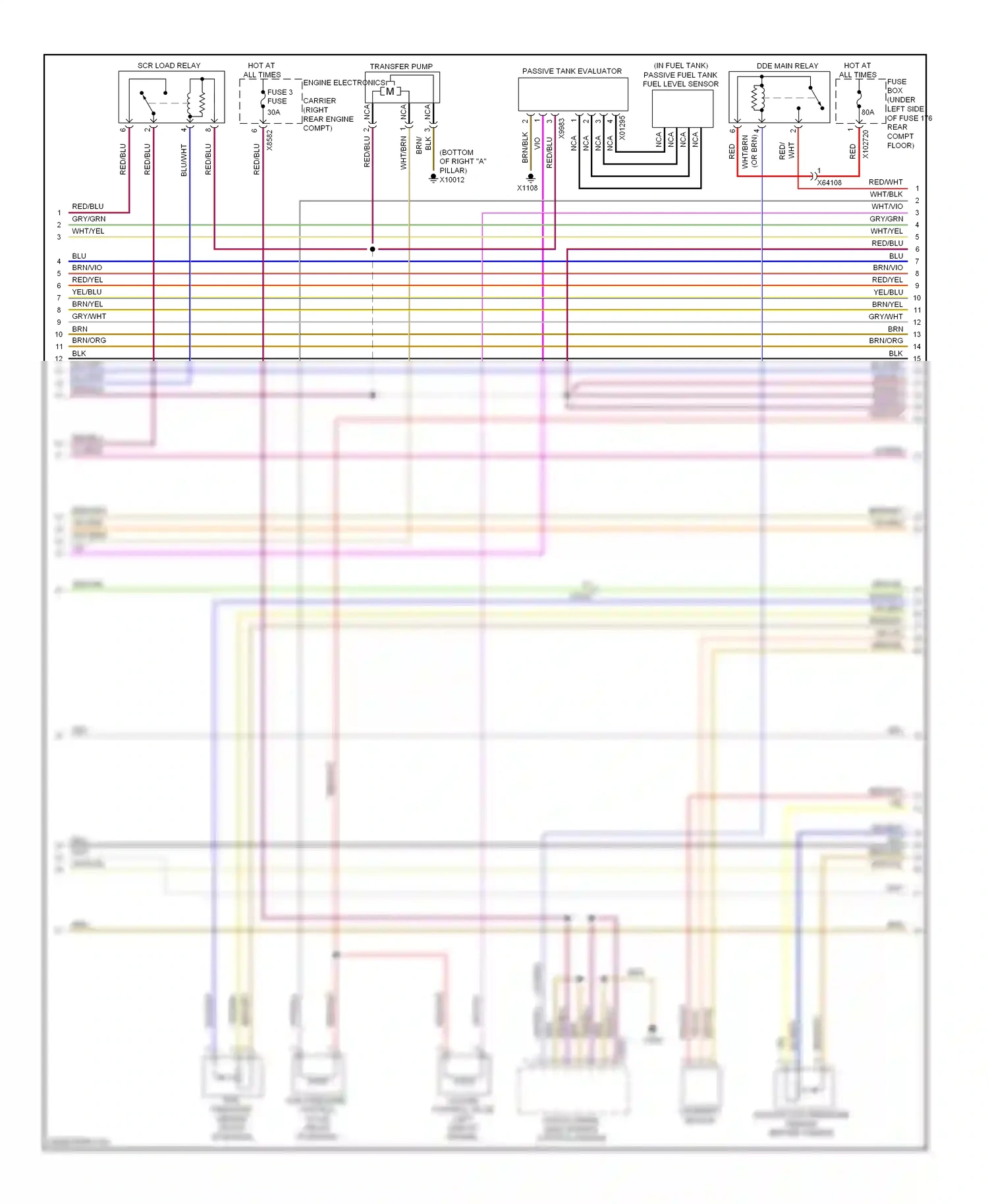 Wiring diagram nca for BMW X5 E70 facelift (2010-2013) (18 of 88)