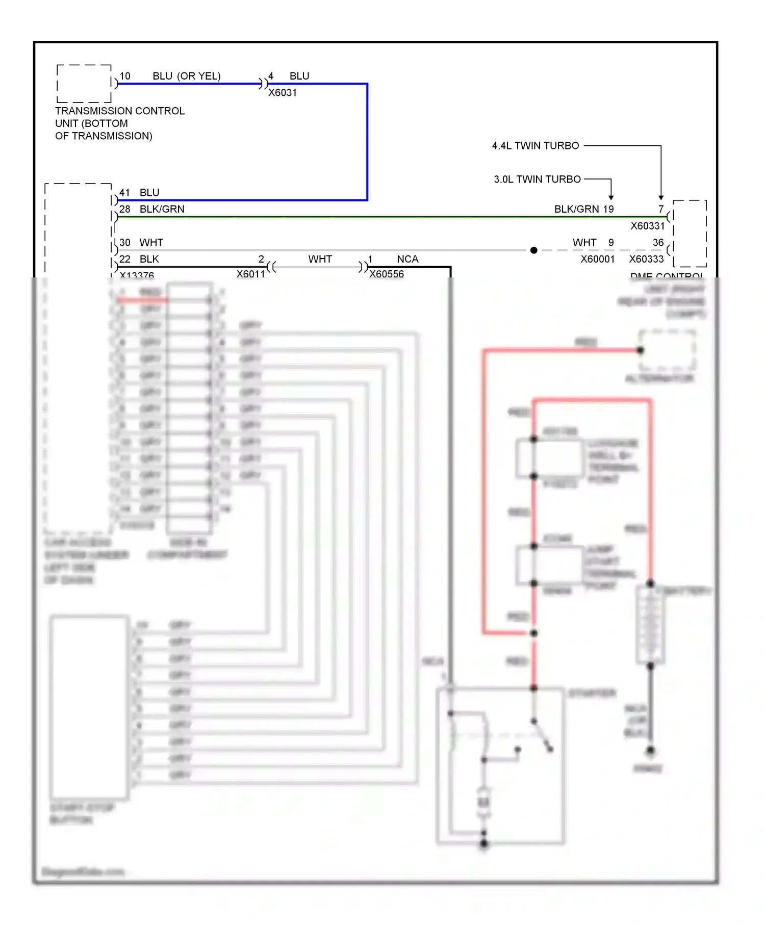 Wiring diagram nca for BMW X5 E70 facelift (2010-2013) (86 of 88)
