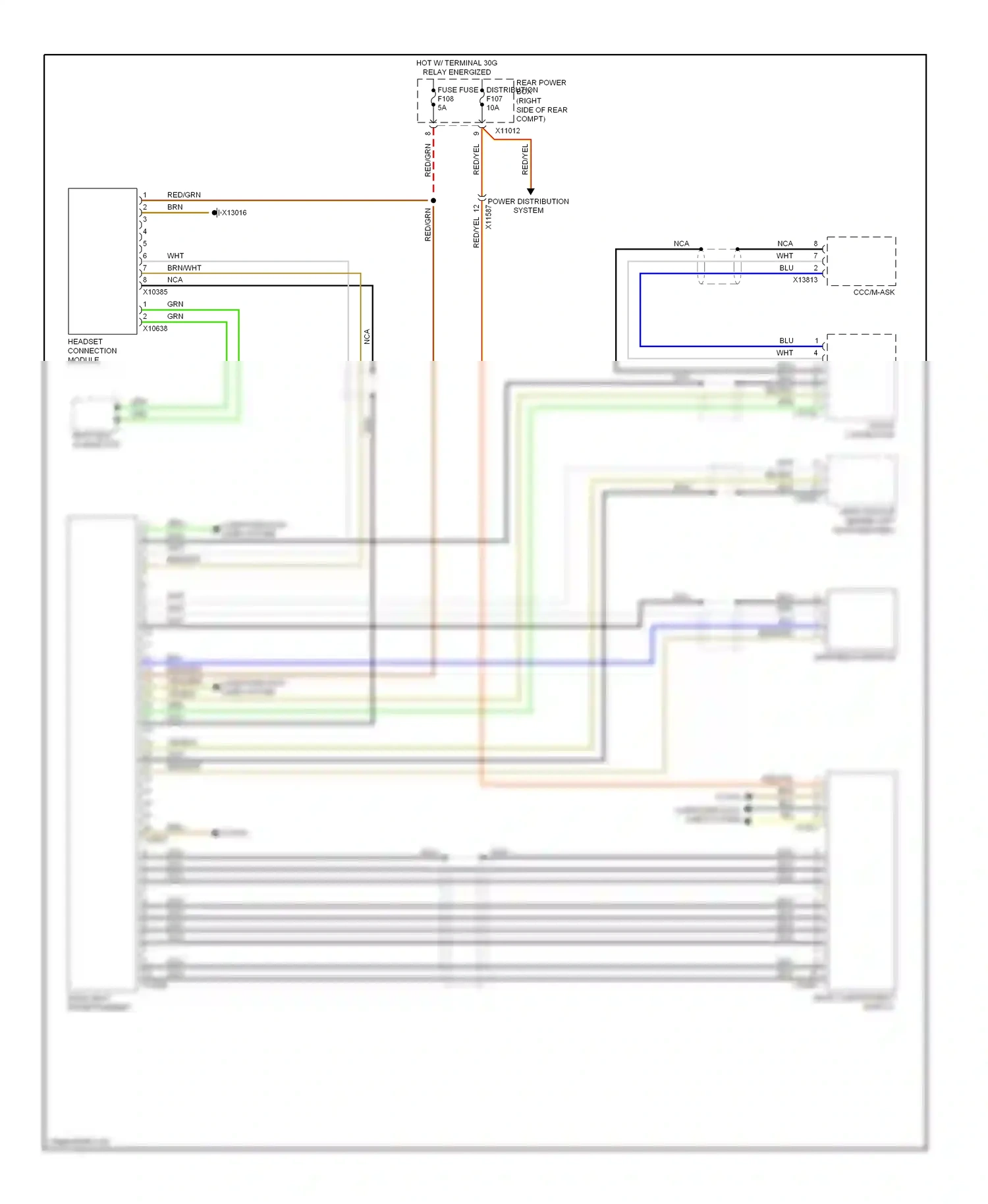 Wiring diagram power distribution system for BMW X5 E70 facelift (2010-2013) (19 of 24)