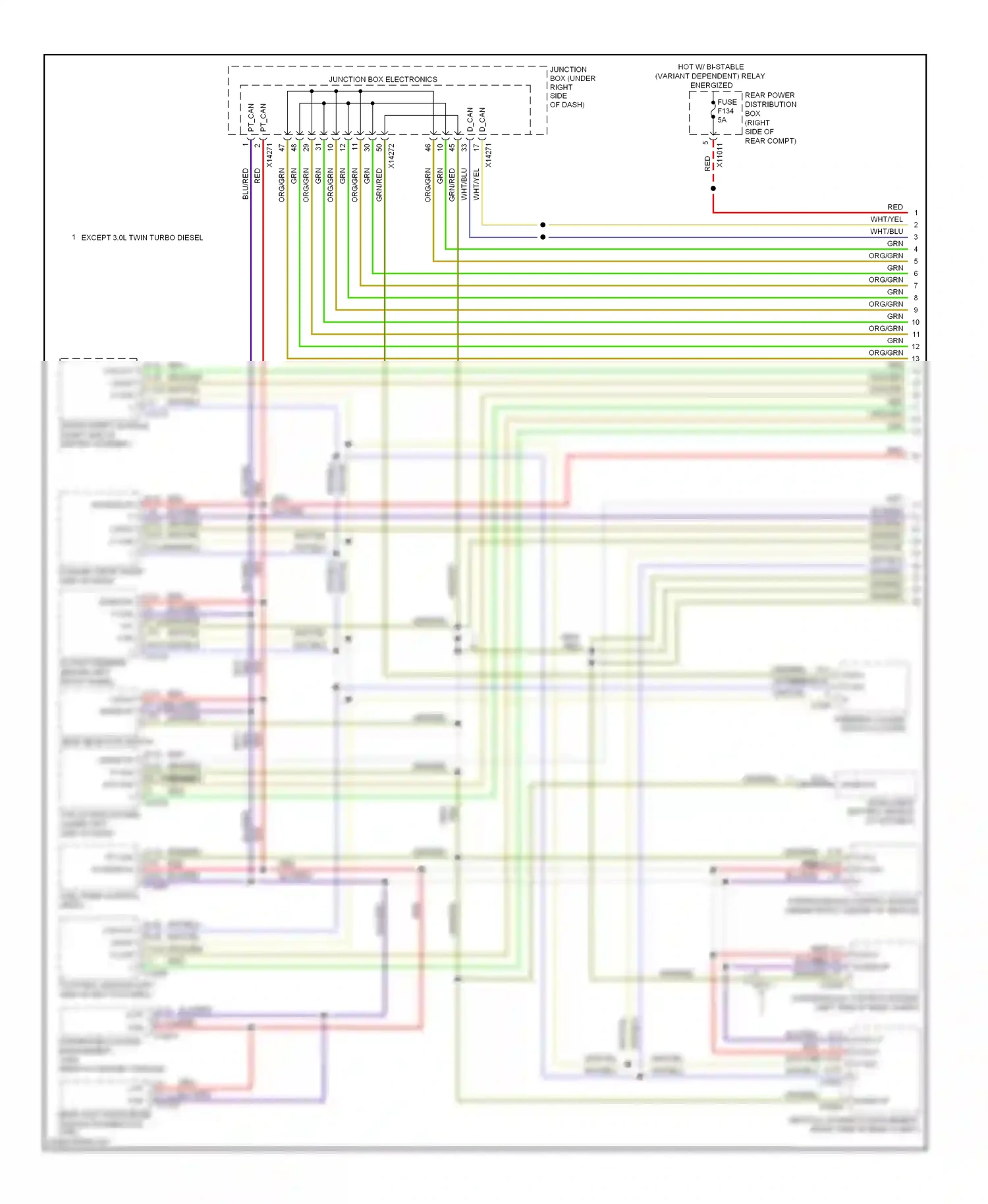 Wiring diagram red/ blu for BMW X5 E70 facelift (2010-2013) (1 of 1)