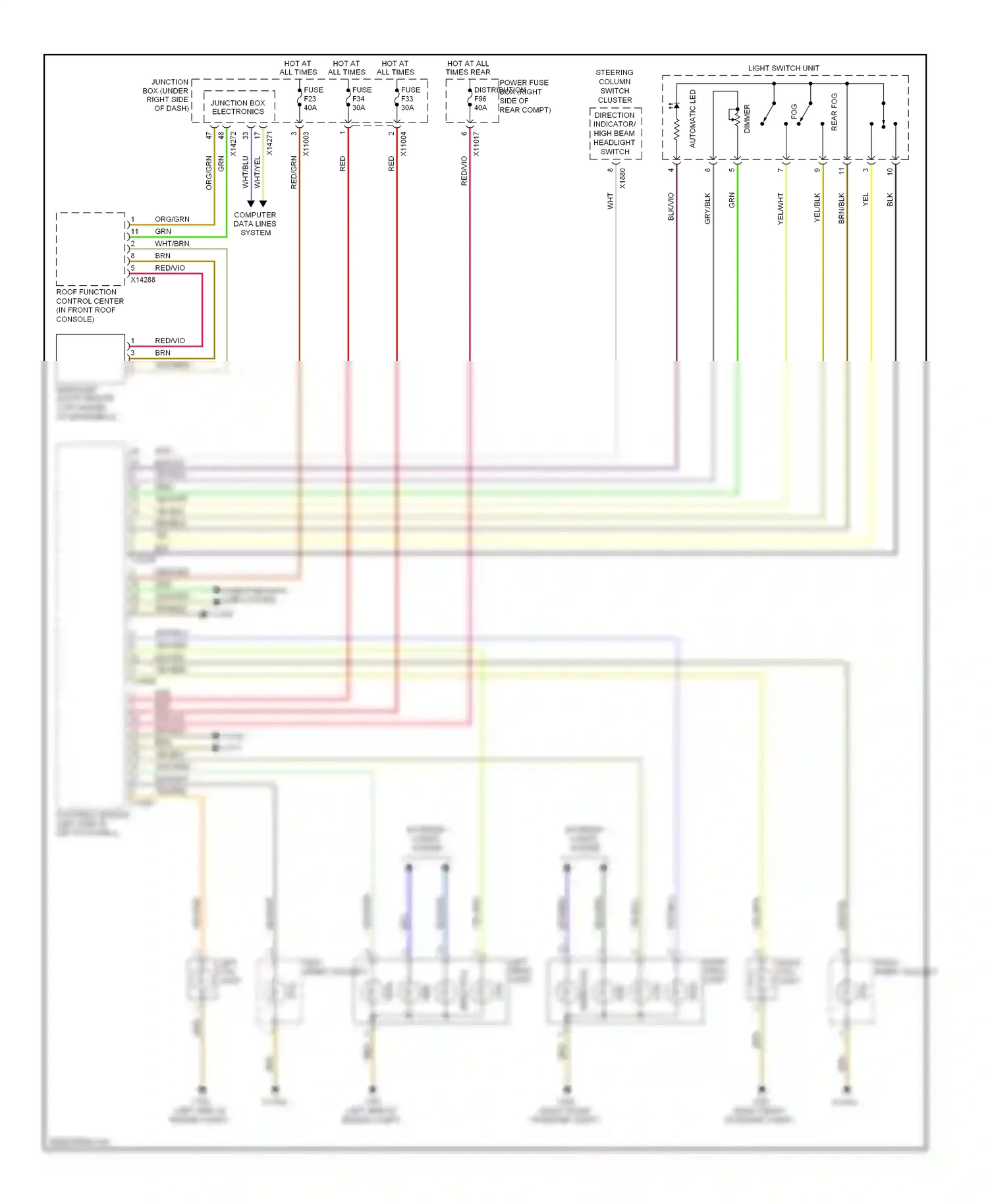 Wiring diagram red for BMW X5 E70 facelift (2010-2013) (45 of 118)