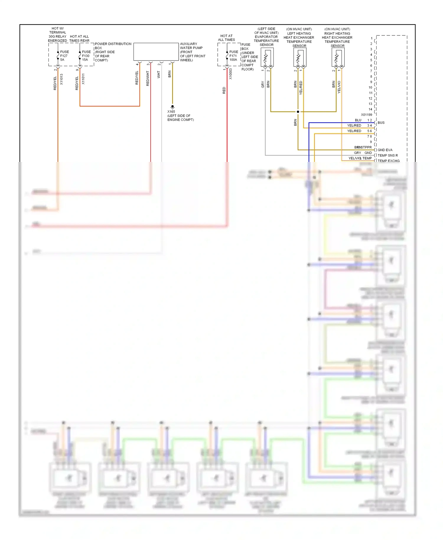 Wiring diagram red for BMW X5 E70 facelift (2010-2013) (6 of 118)