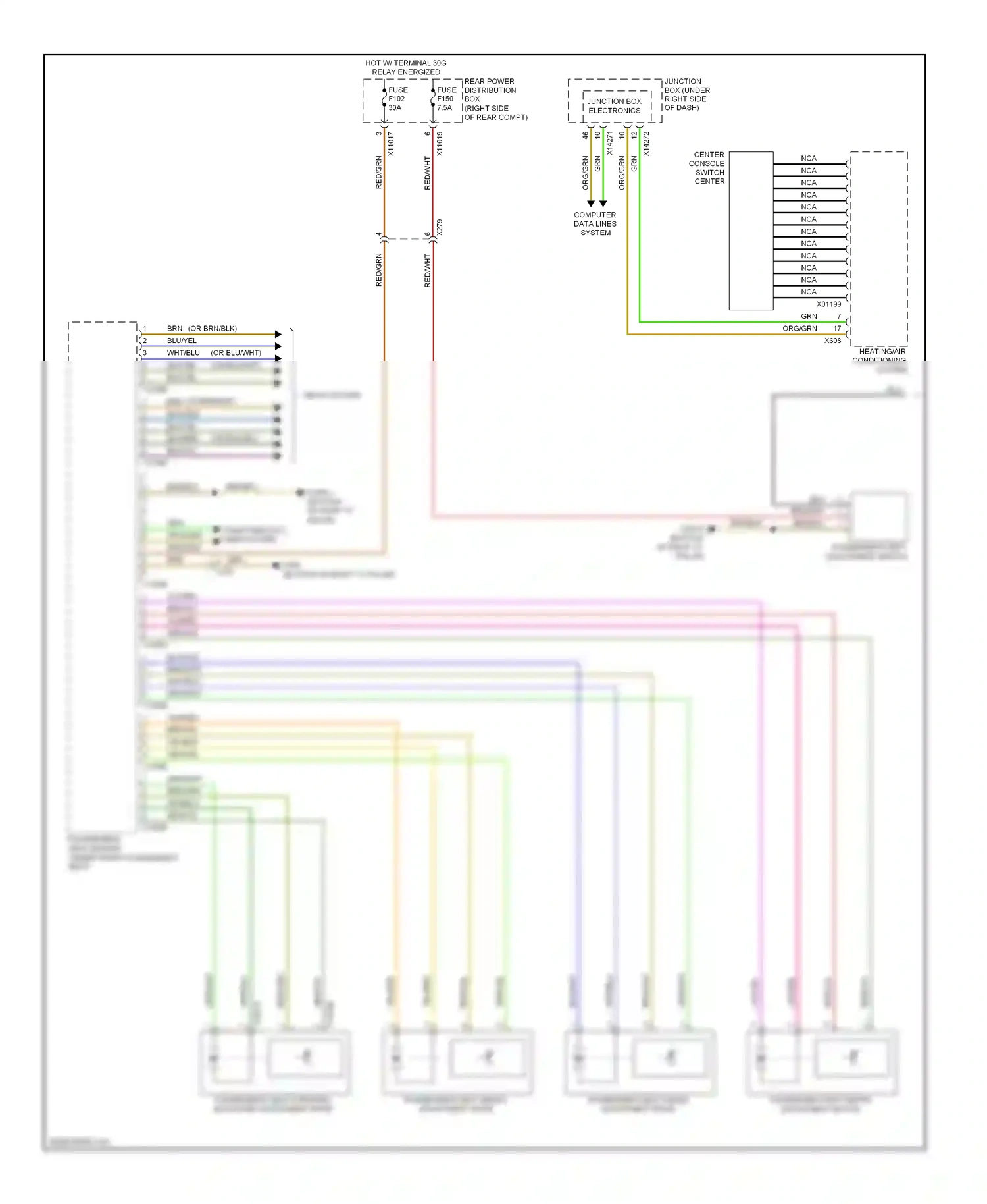 Wiring diagram red/grn for BMW X5 E70 facelift (2010-2013) (30 of 49)