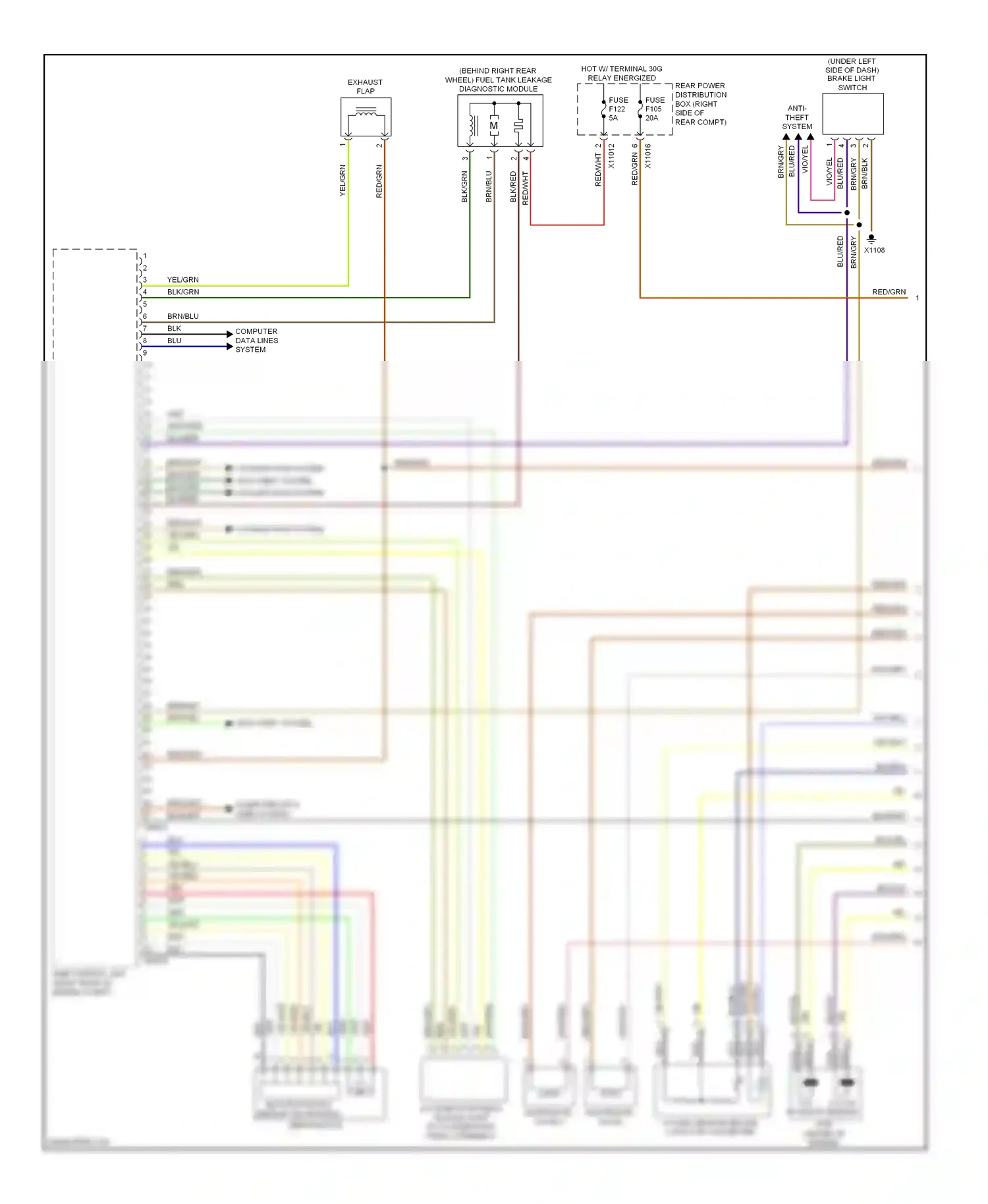 Wiring diagram red/grn for BMW X5 E70 facelift (2010-2013) (9 of 49)
