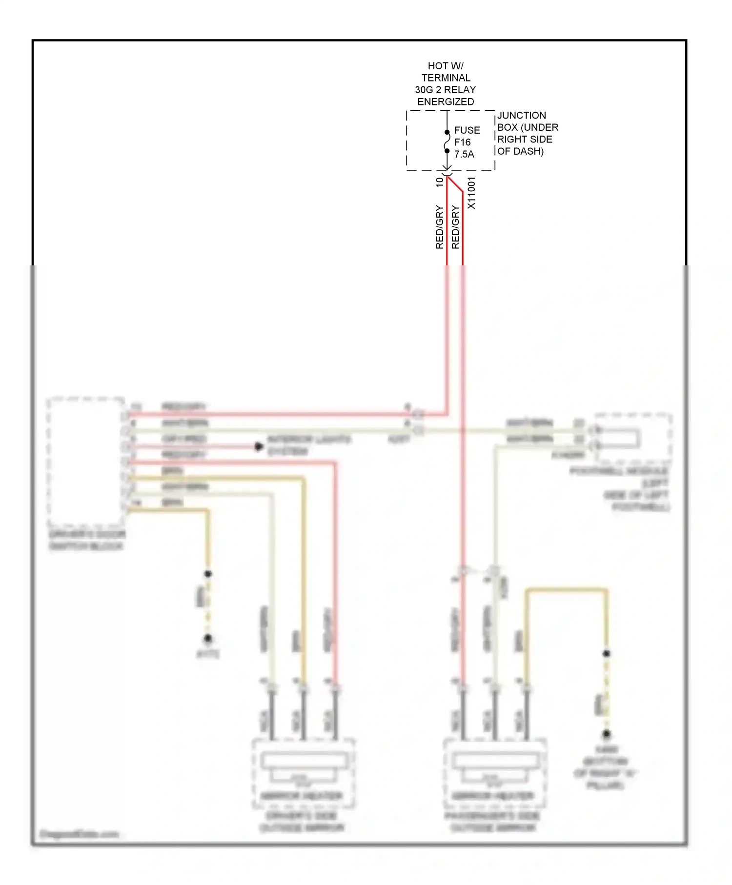 Wiring diagram red/gry for BMW X5 E70 facelift (2010-2013) (7 of 29)
