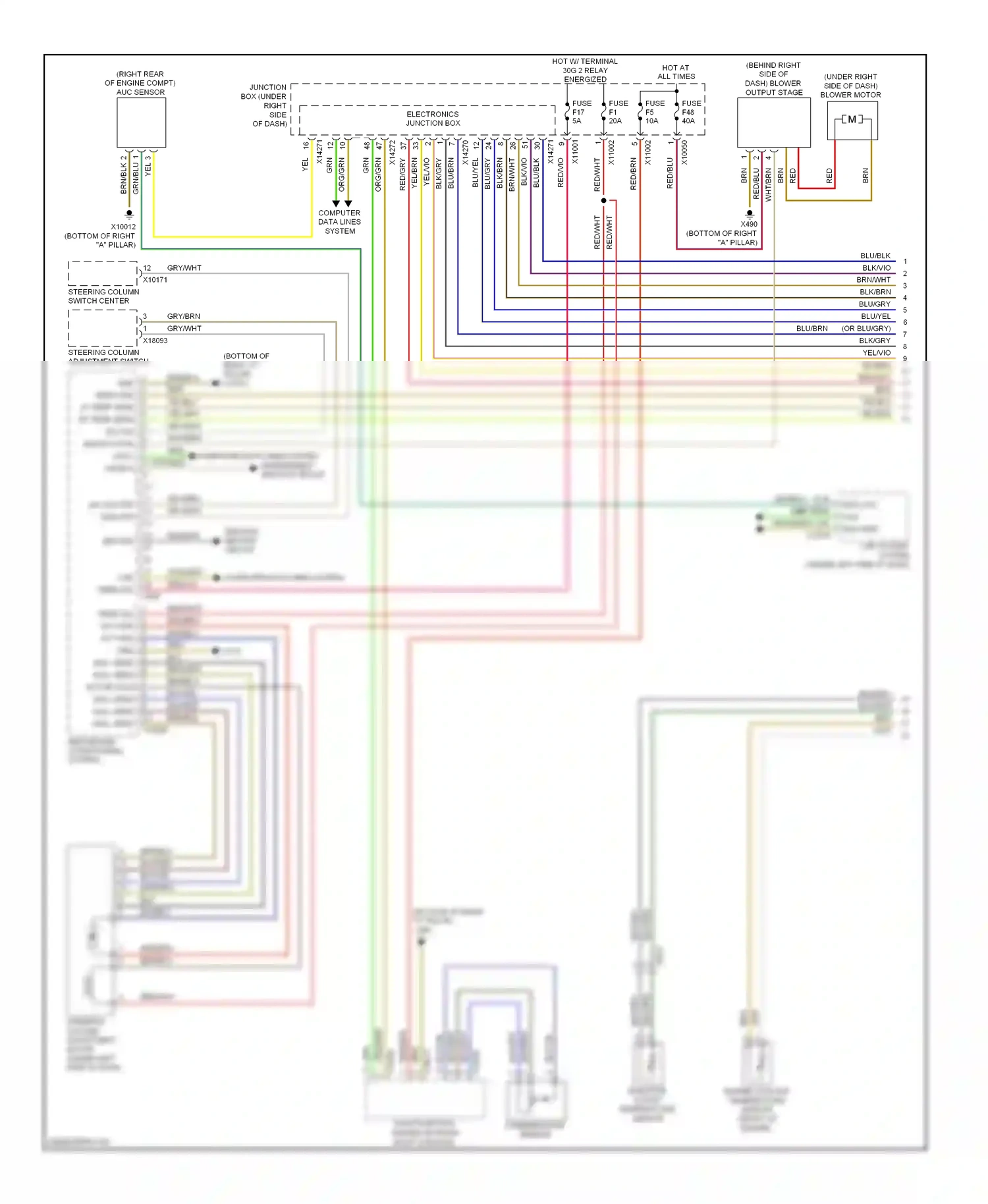 Wiring diagram red/gry for BMW X5 E70 facelift (2010-2013) (2 of 29)