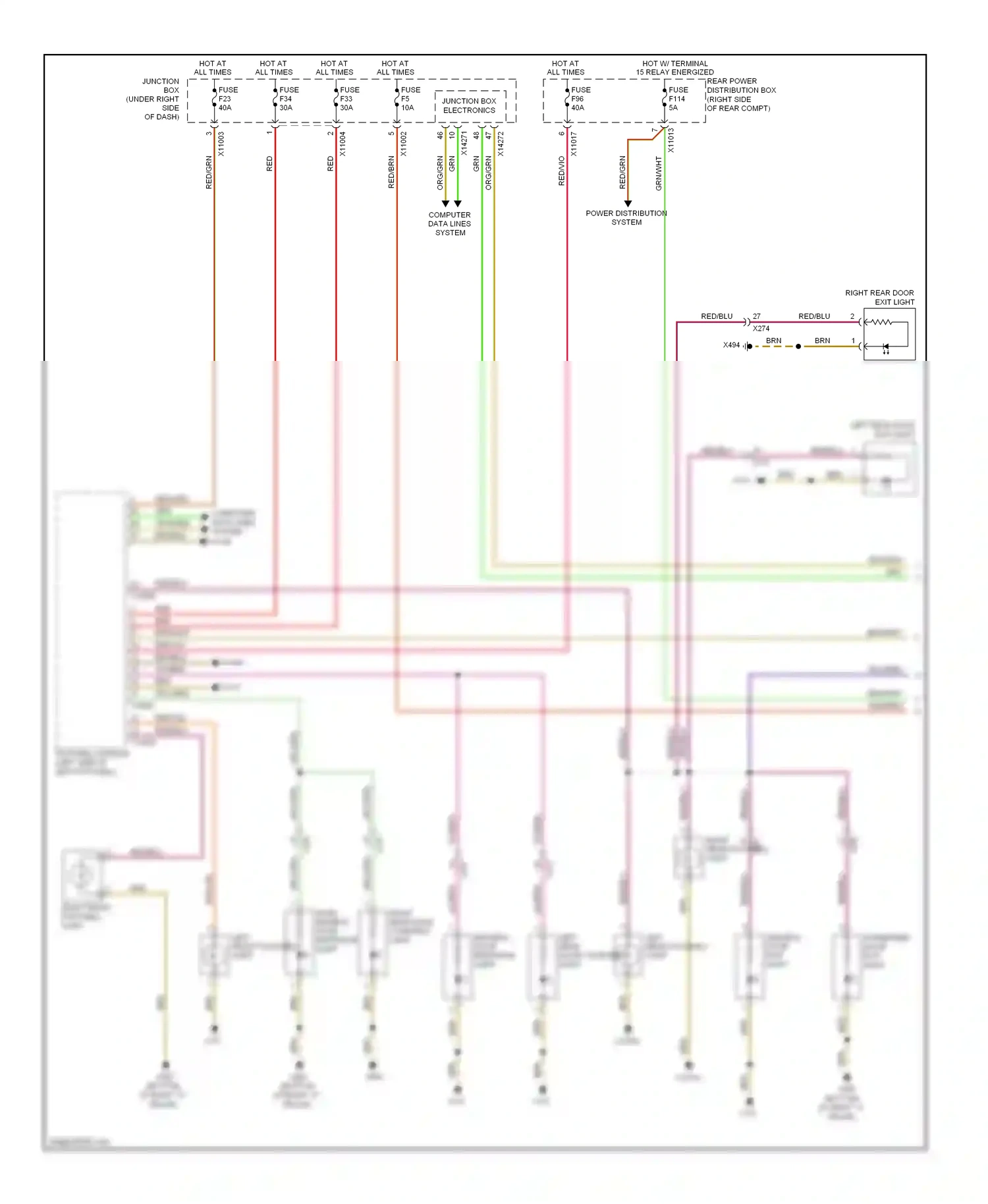 Wiring diagram red/vio for BMW X5 E70 facelift (2010-2013) (12 of 45)