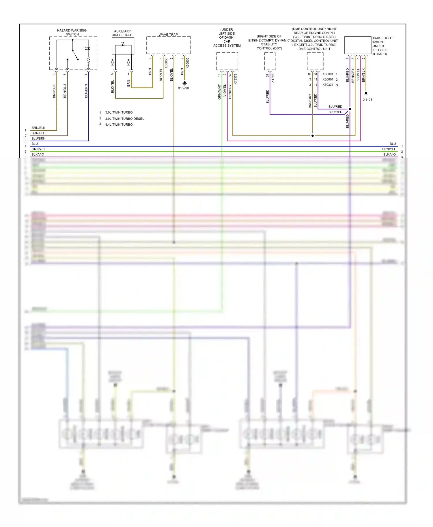 Wiring diagram red/vio for BMW X5 E70 facelift (2010-2013) (15 of 45)