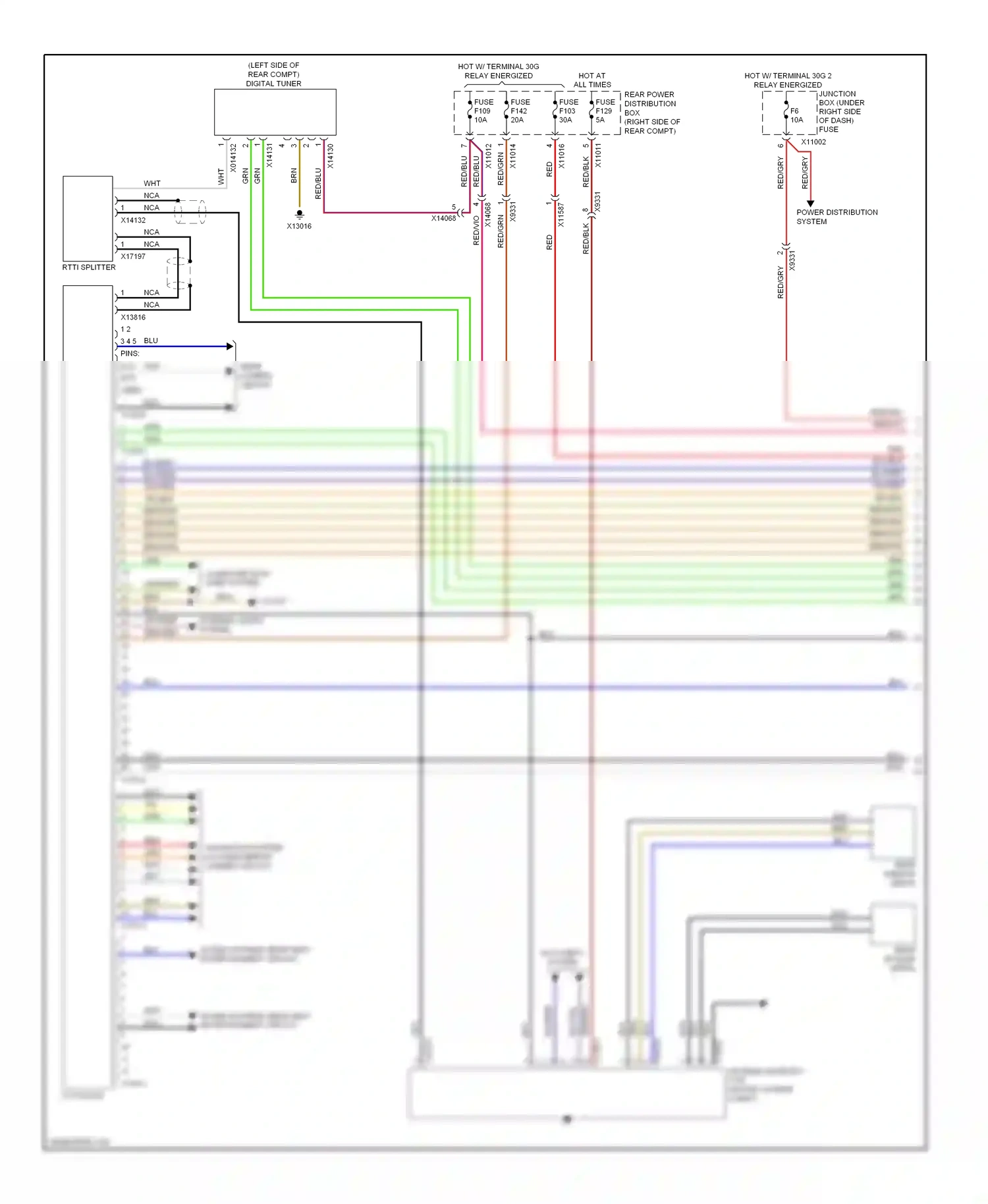 Wiring diagram red/vio for BMW X5 E70 facelift (2010-2013) (27 of 45)
