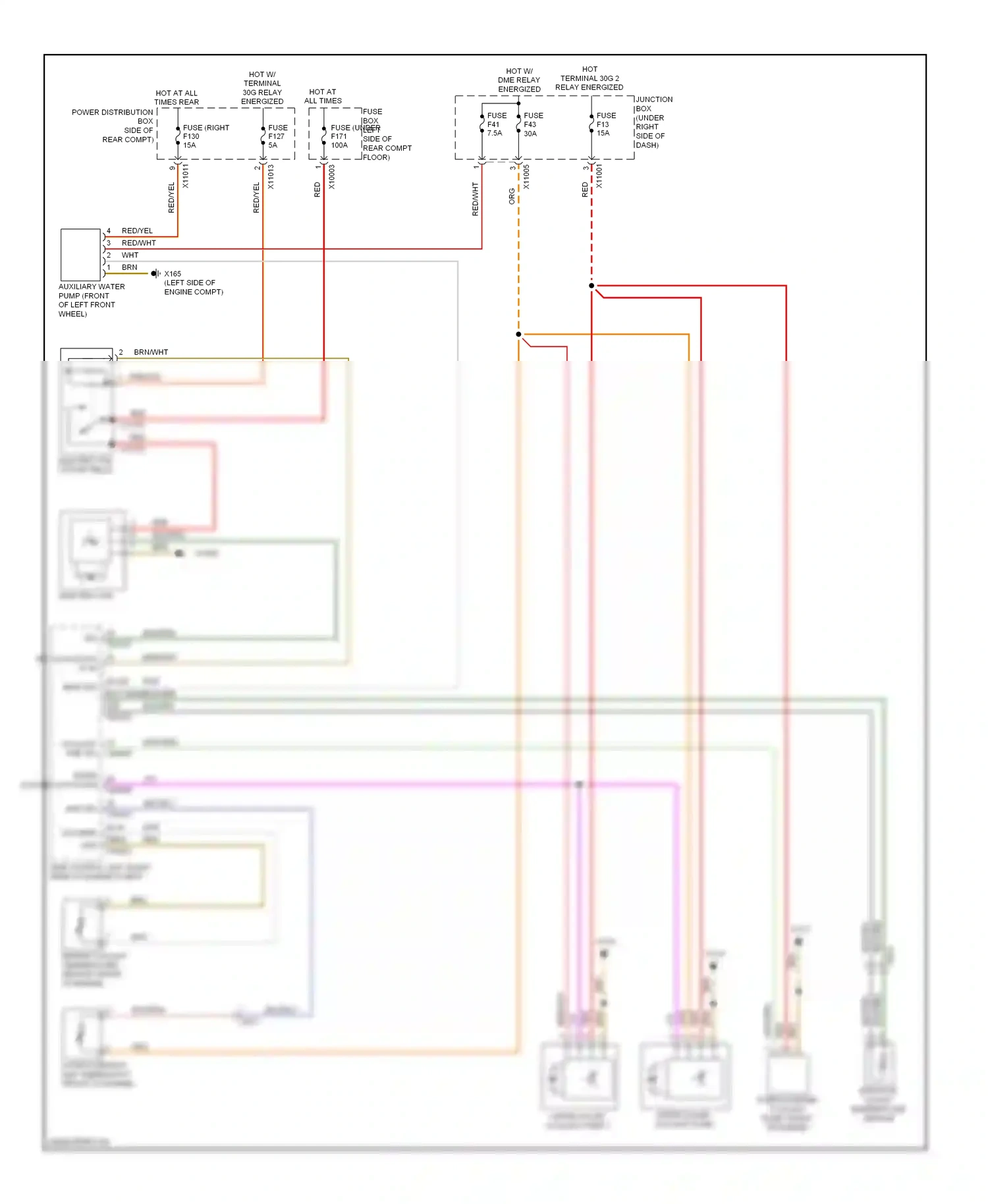 Wiring diagram relay energized for BMW X5 E70 facelift (2010-2013) (8 of 46)