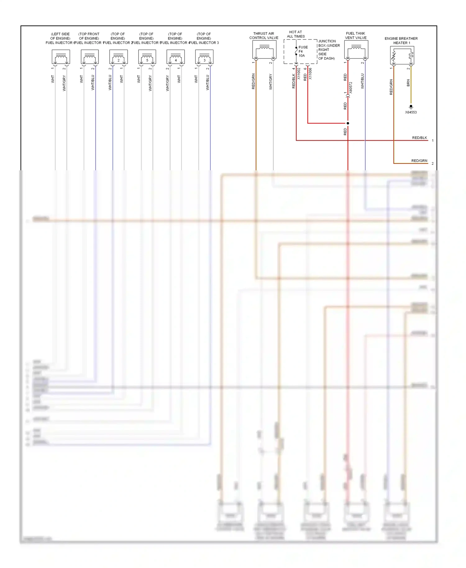 Wiring diagram thrust air control valve for BMW X5 E70 facelift (2010-2013) (1 of 2)