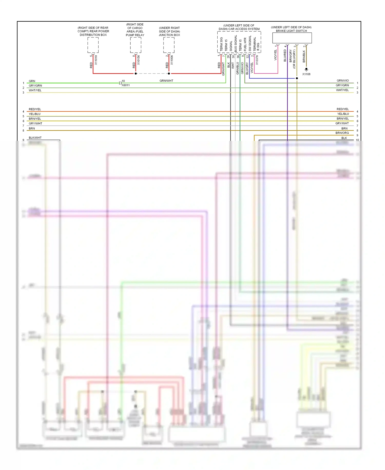 Wiring diagram vio/brn for BMW X5 E70 facelift (2010-2013) (4 of 7)