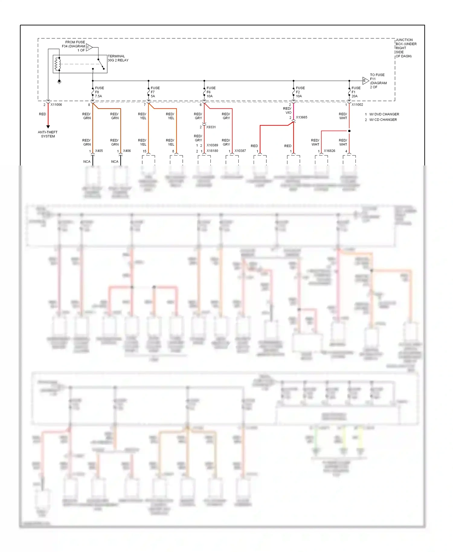Wiring diagram wht for BMW X5 E70 facelift (2010-2013) (58 of 98)