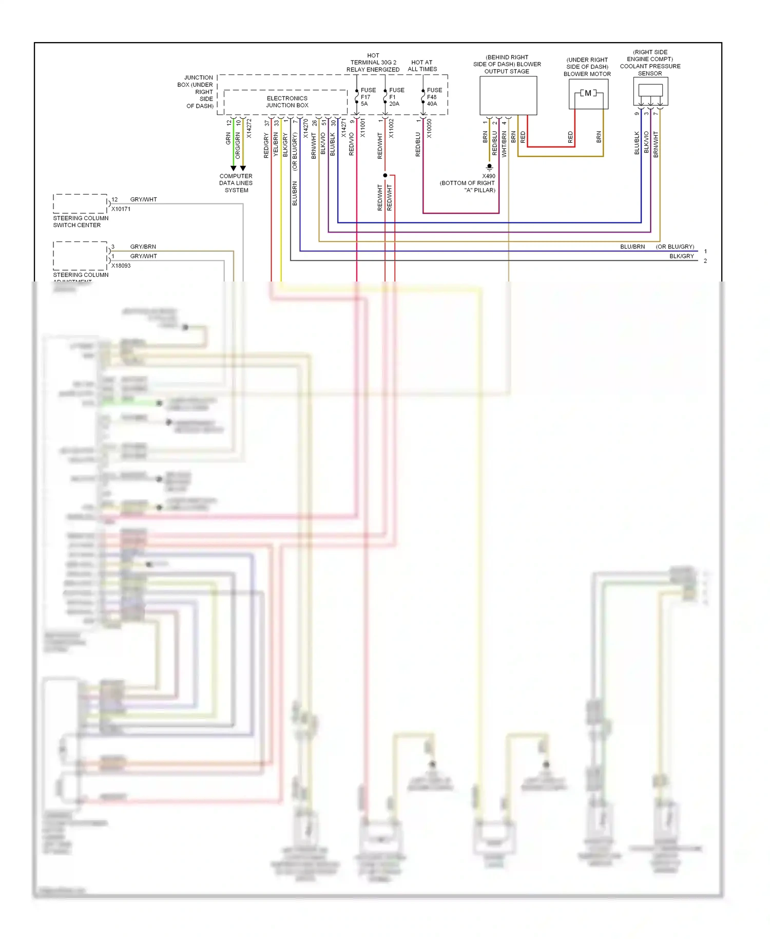 Wiring diagram wht for BMW X5 E70 facelift (2010-2013) (93 of 98)