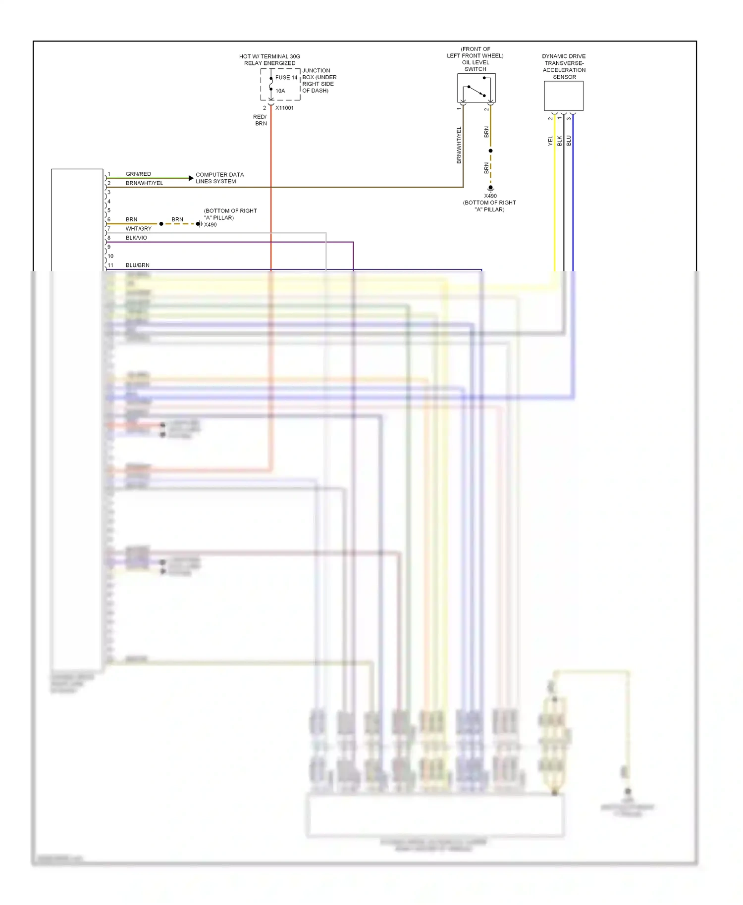 Wiring diagram wht/yel for BMW X5 E70 facelift (2010-2013) (8 of 46)