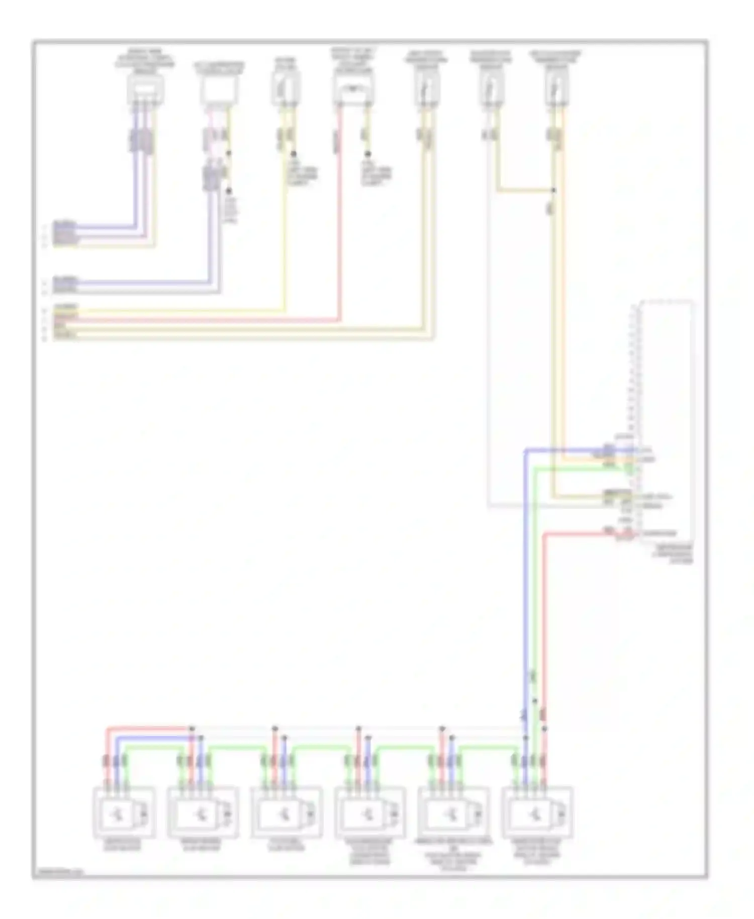 X5 BMW E70 (2006-2010): Automatic a/c circuit, with basic a/c (2 of 2)