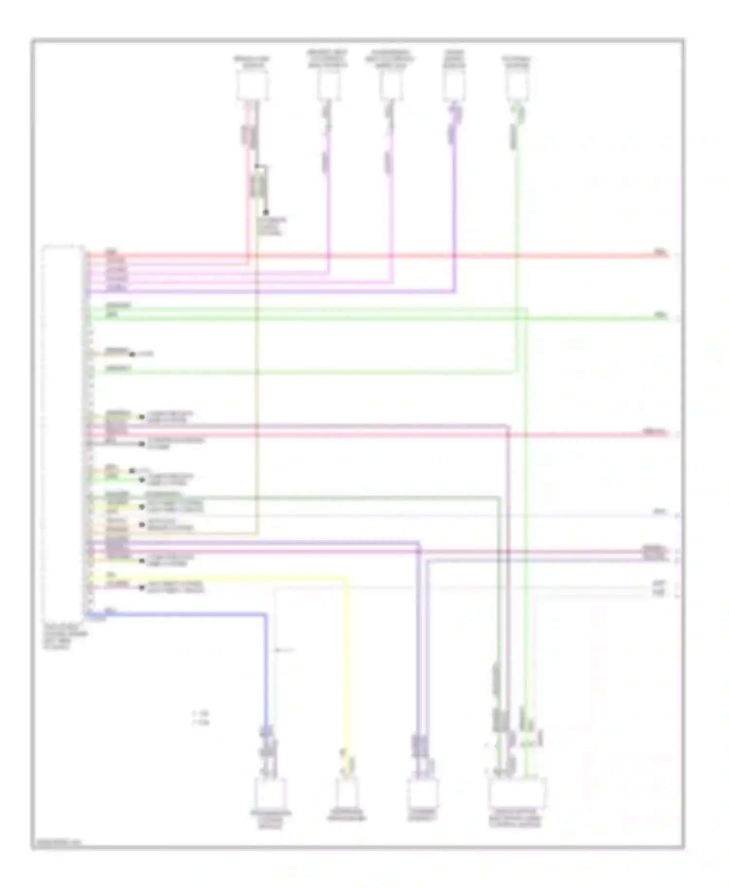 X5 BMW E70 (2006-2010): Access/start circuit (1 of 3)