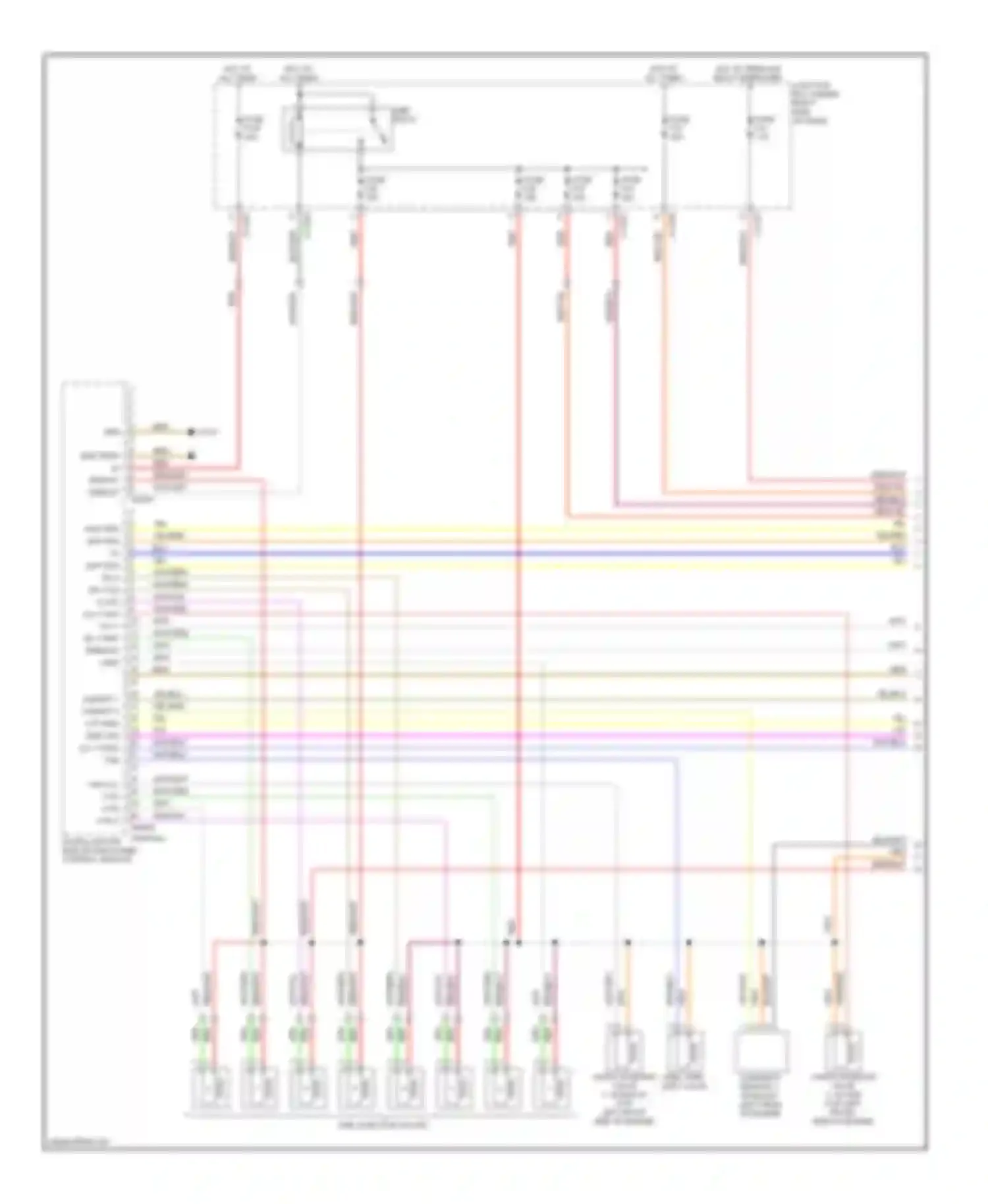 X5 BMW E70 (2006-2010): Wiring diagram engine performance 4.8l (1 of 5)